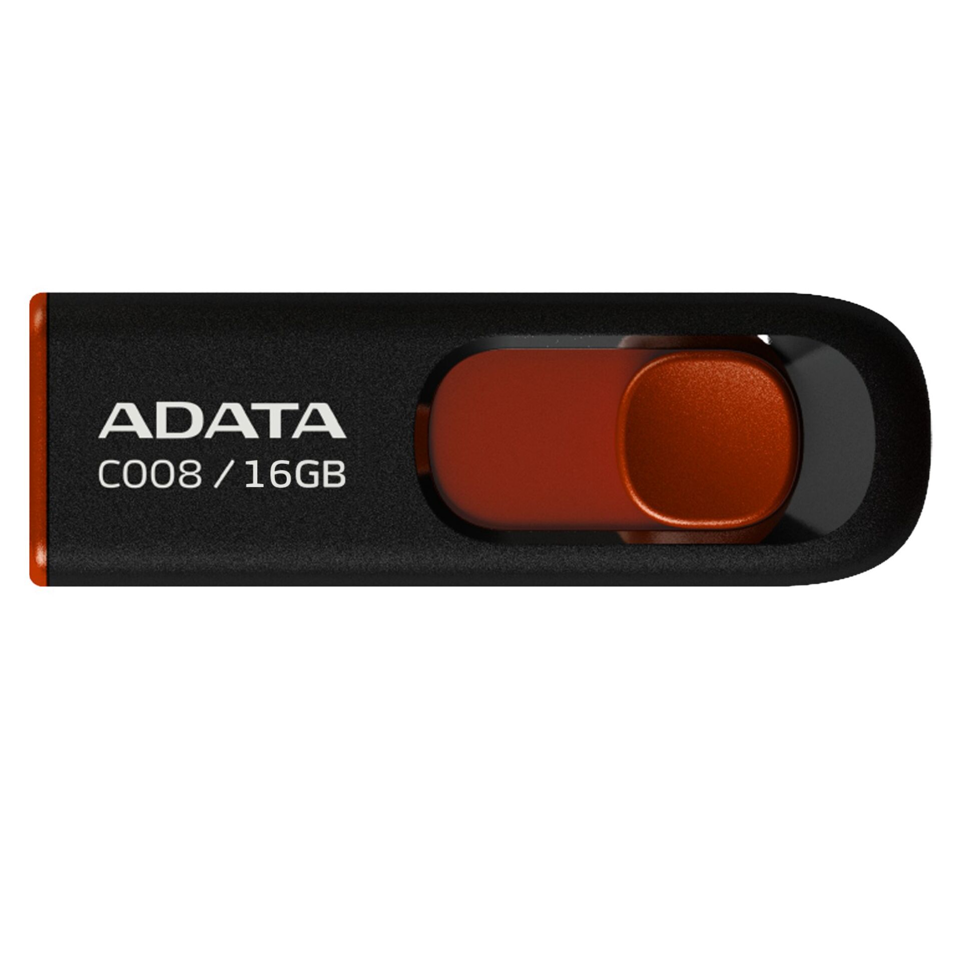 ADATA USB 2.0 C008 black    16GB  AC008-16G-RKD