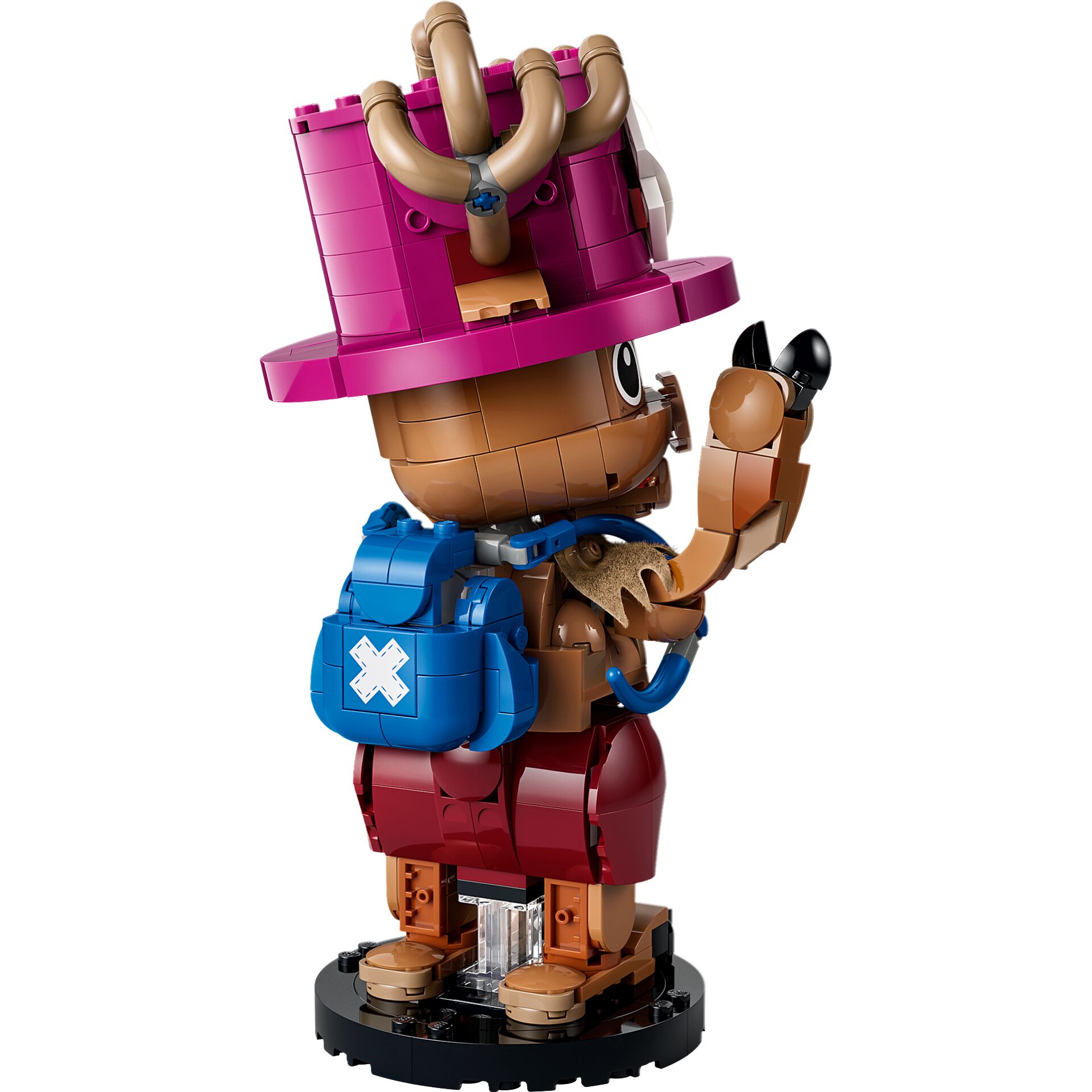 Lego-Figur, Minifigur','Pinkes-Hut, Rucksack, Braune Figur