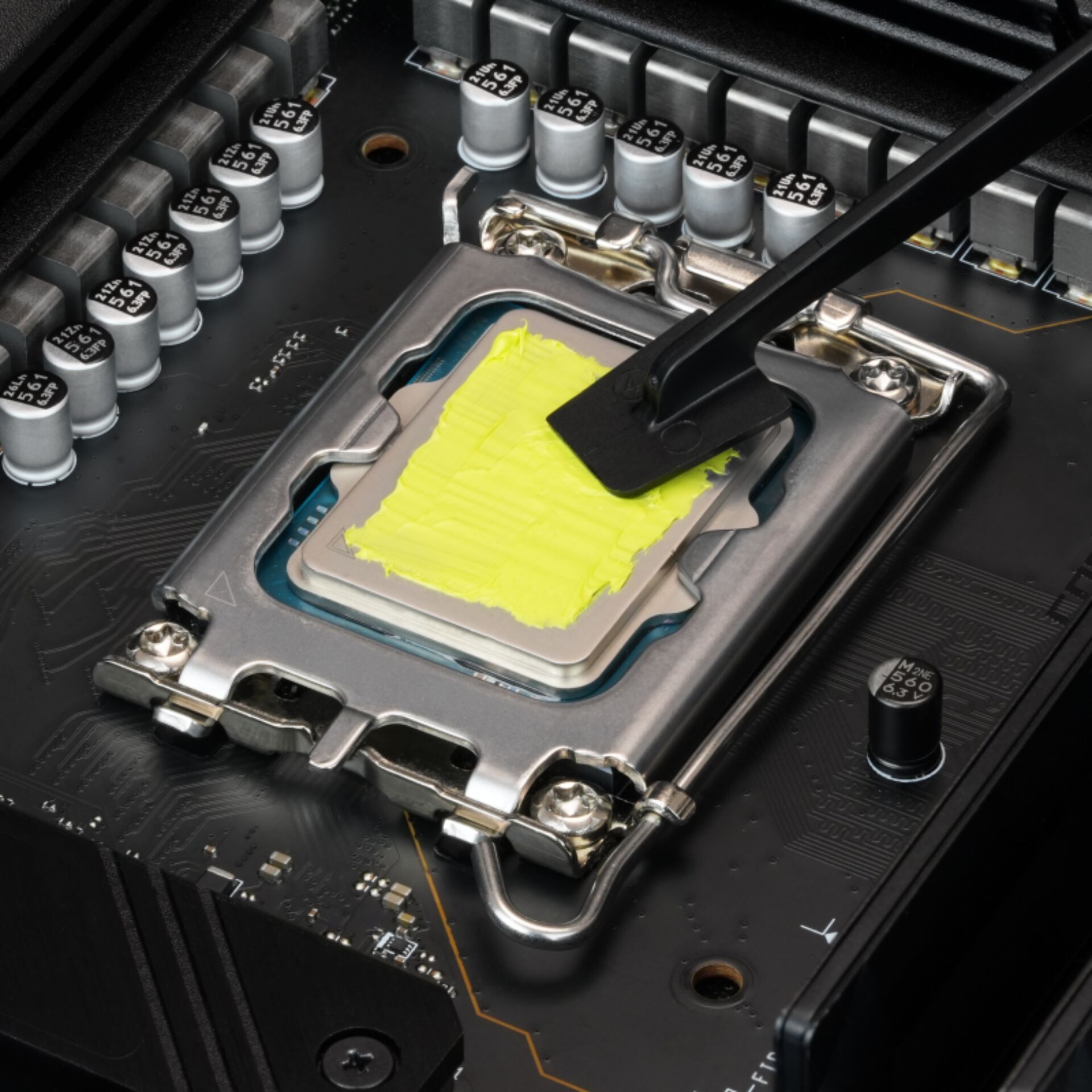 CPU, Luftkühlung, Prozessor, WLP, Kühlgelb