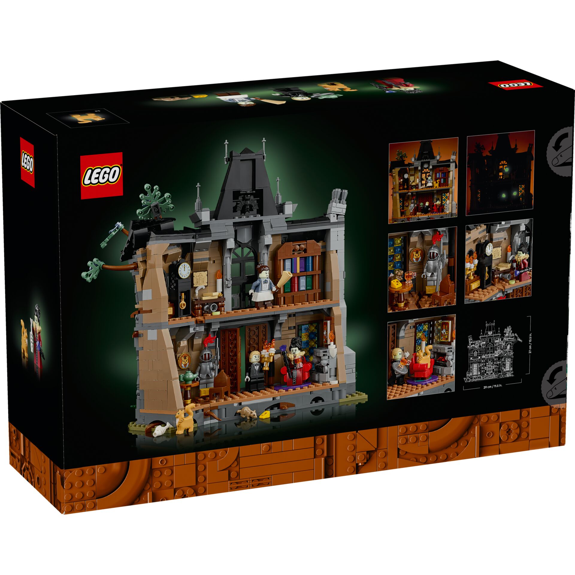 Lego, Häuserbaustein, Spukhaus, Dunkelgrün, Bausatz