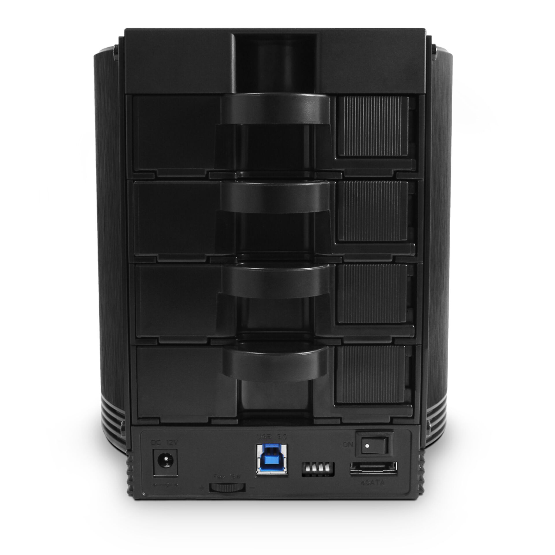 NAS, 5-Bay, USB 3.0, RJ45 Ethernet, Schwarz