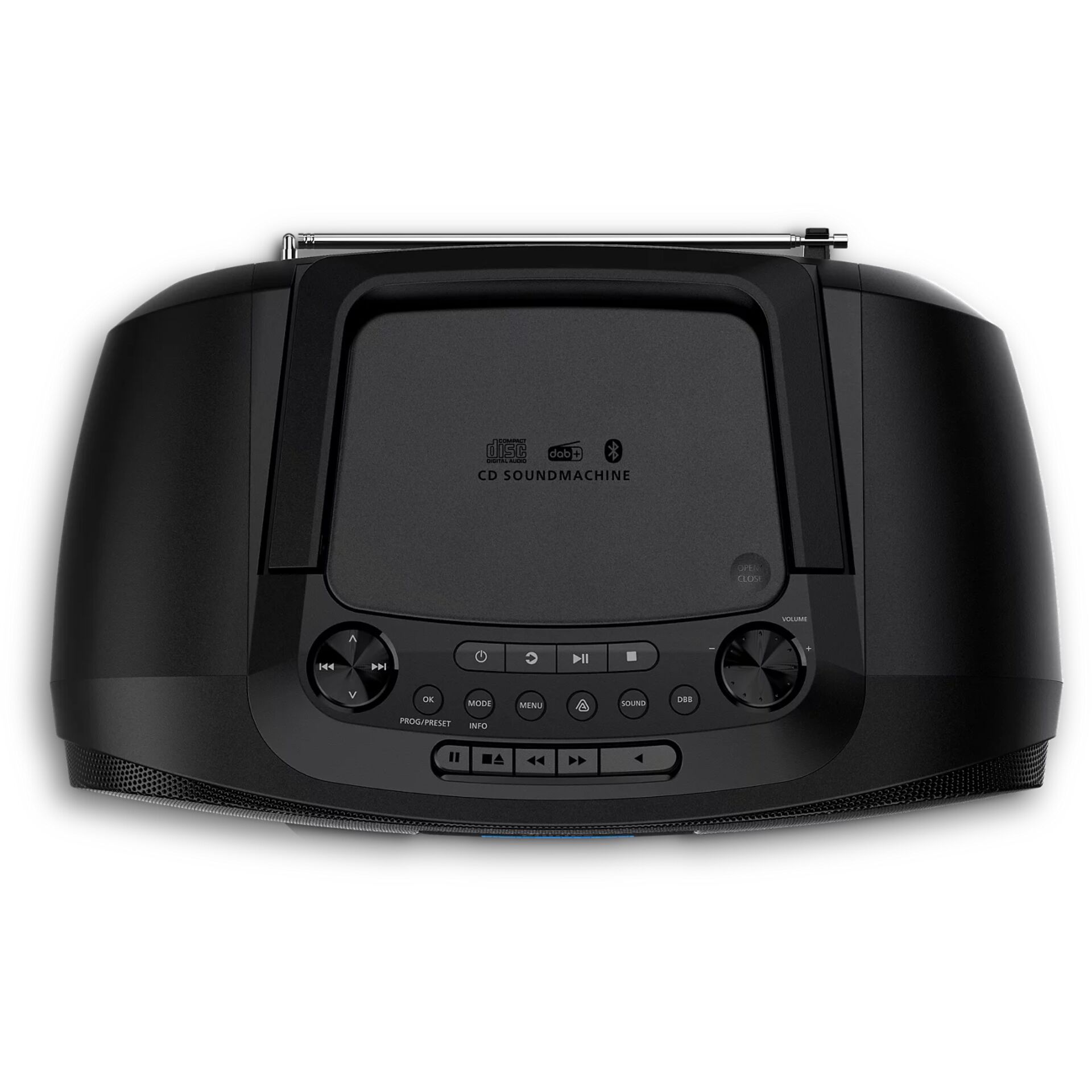 CD-Player, Soundmaschine, Autoradio, Schwarz, Tasten