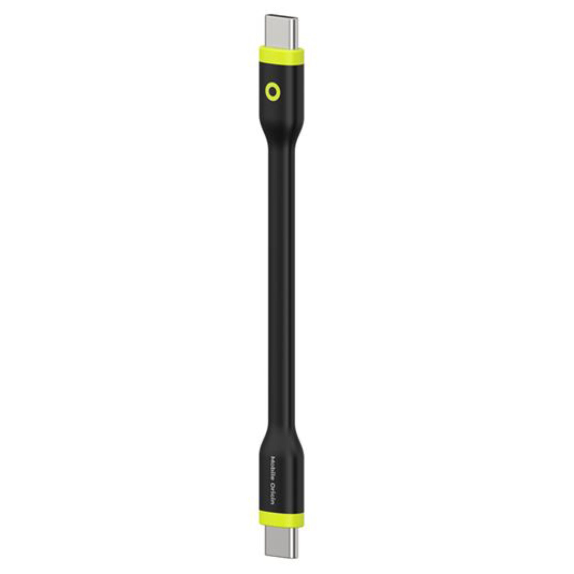 USB-C Kabel, Magnetischer Anschluss, Schwarz, Neon Gelb Akzente, Kabeladapter