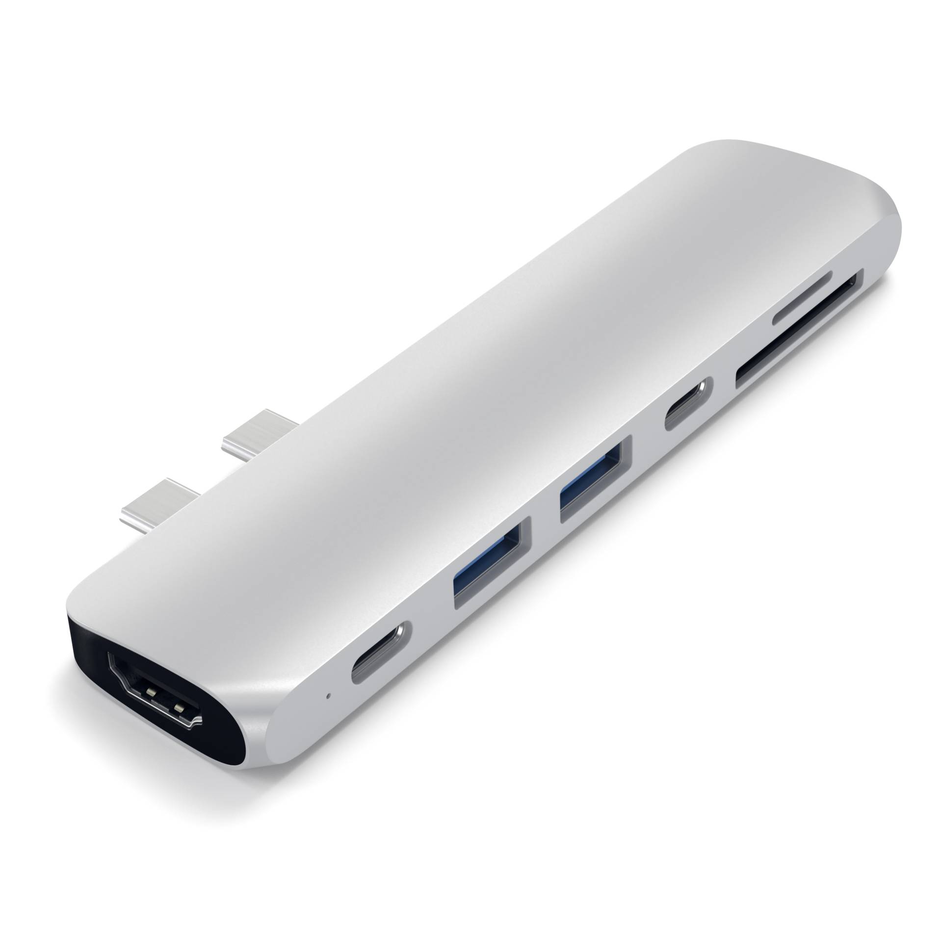 Satechi Type-C Pro Hub 4K HDMI silver Elektronik, Hardware, Handy, Telefon, Knotenpunkt
