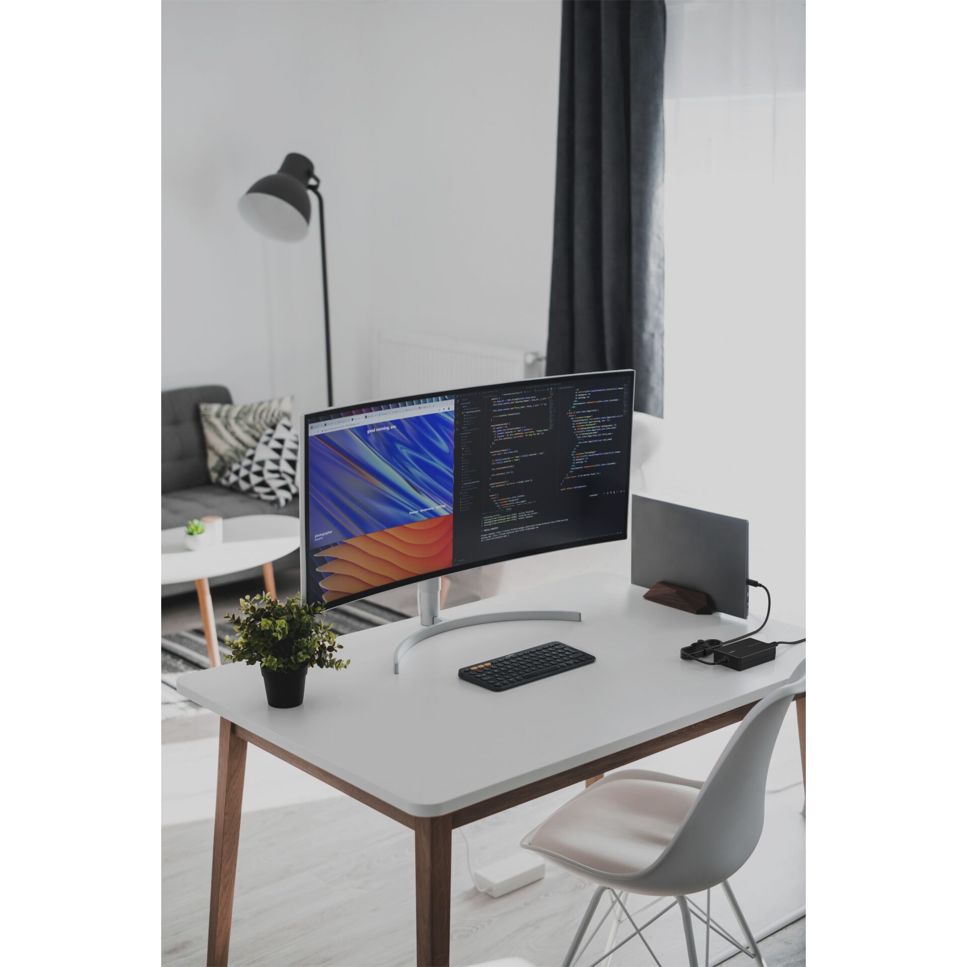 Moebel, Tabelle, Schreibtisch, Computer-Tastatur, Überwachen