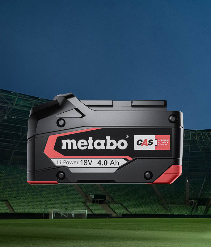 Li-Ion Batterie, 18V, 4,0 Ah, Akkubatterie, Metabo