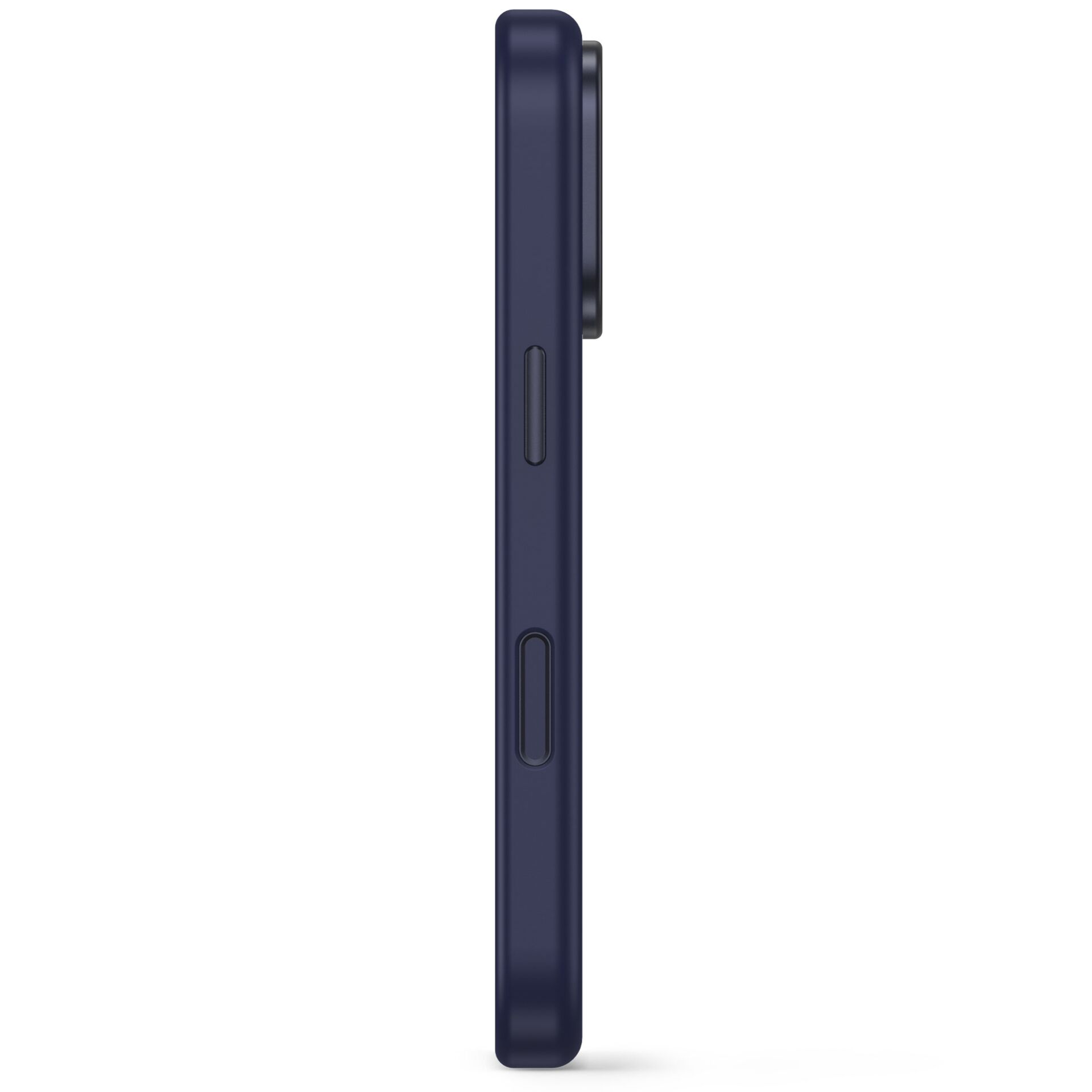 case, telefon hülle, schlank, marineblau, seitliche tasten