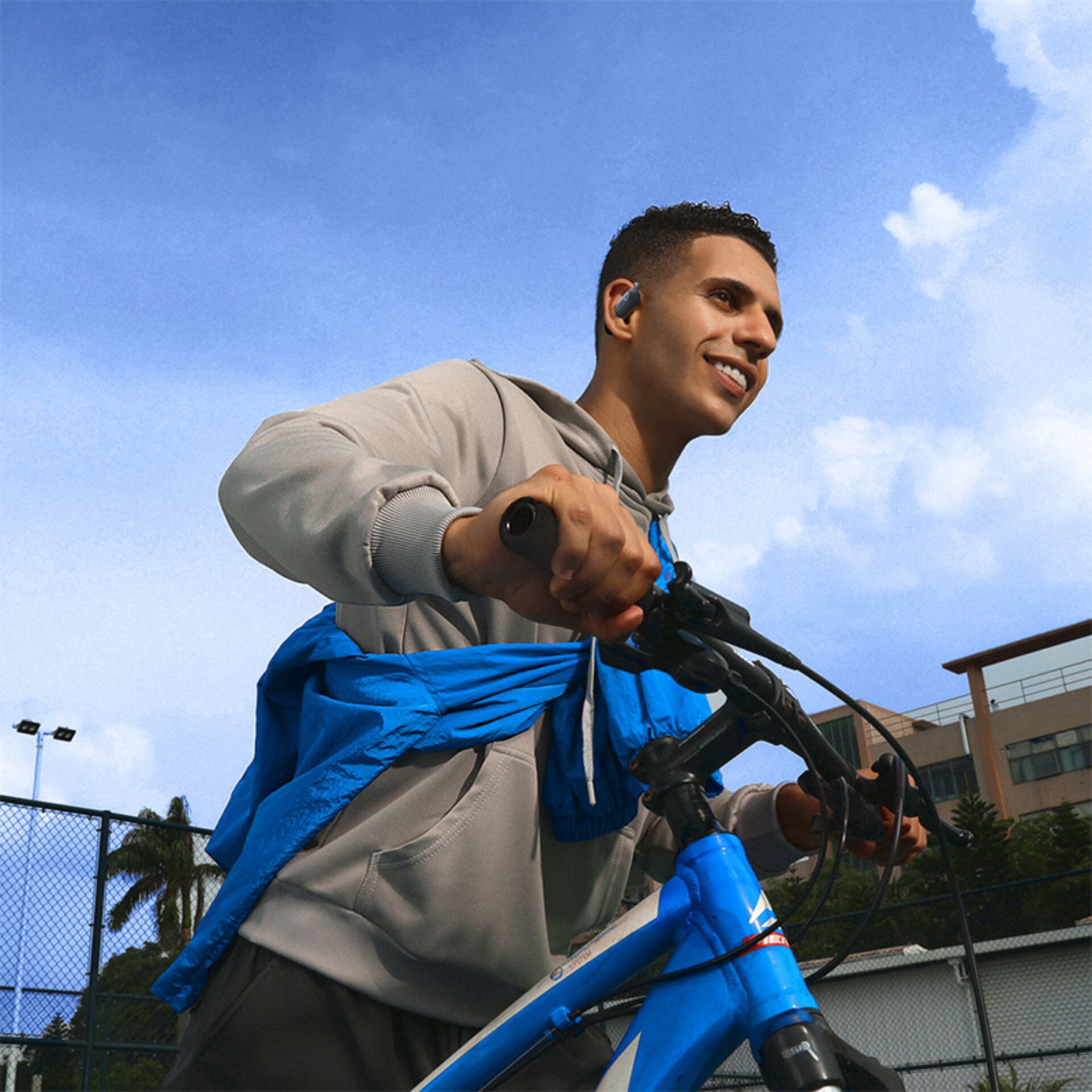 Person, Mantel, Jacke, Gesicht, Fahrrad