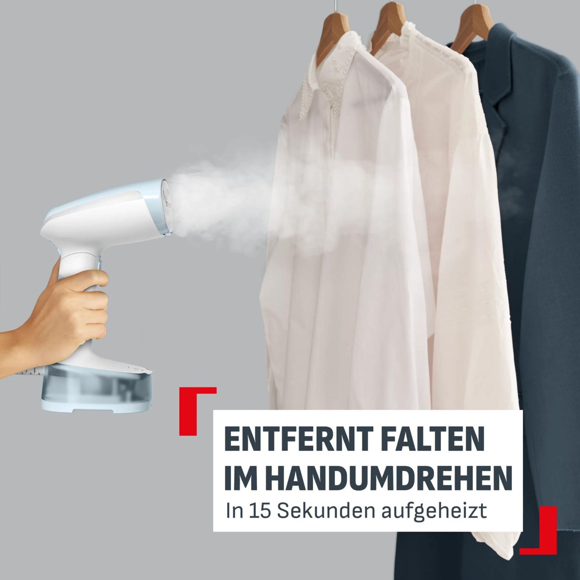 Dampfglätter, Handgerät, Bügeln, Kleiderbügel, Kleidungsschonung