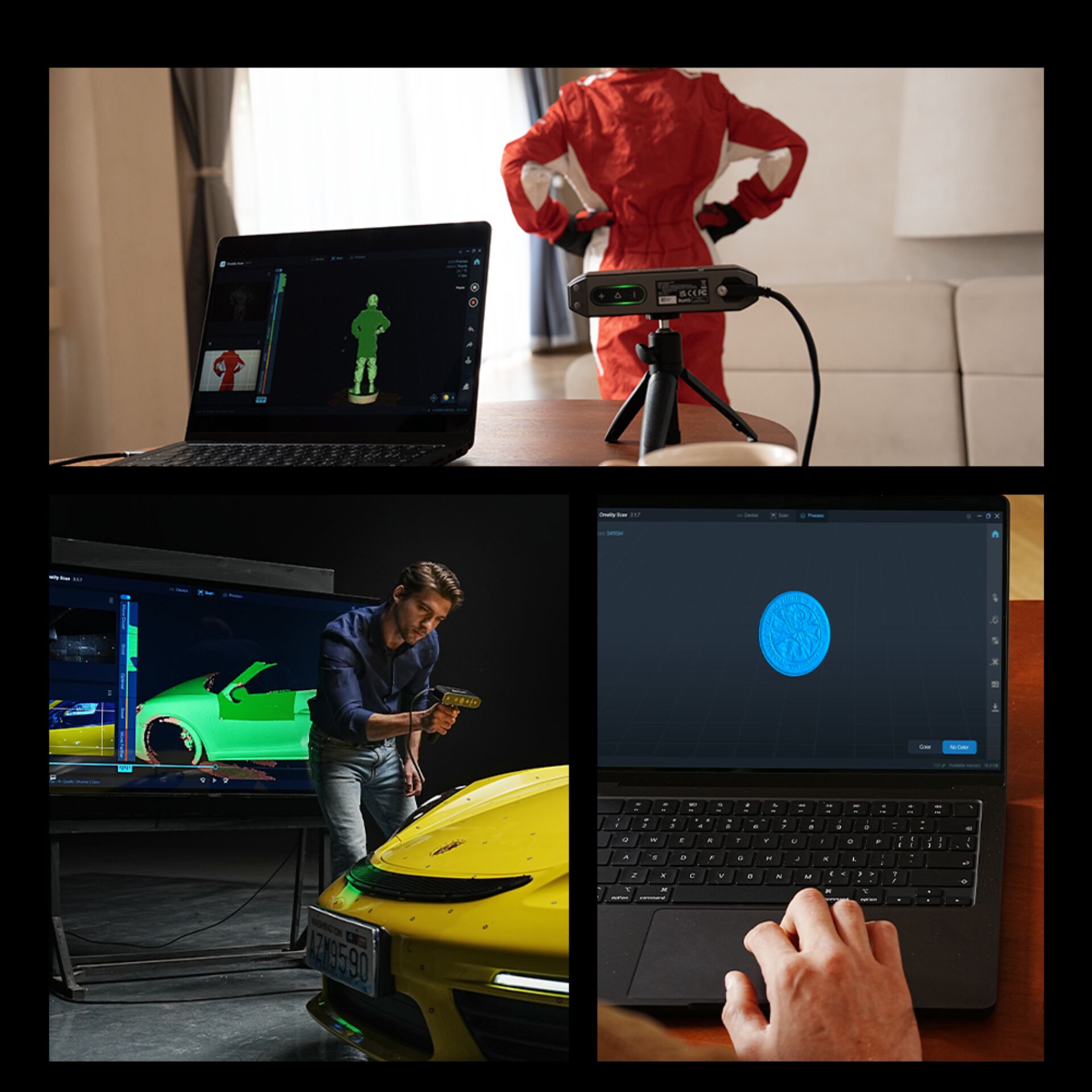 3D-Scan, Bewegungserfassung, Laptop, Gaming-Laptop, Autodesign