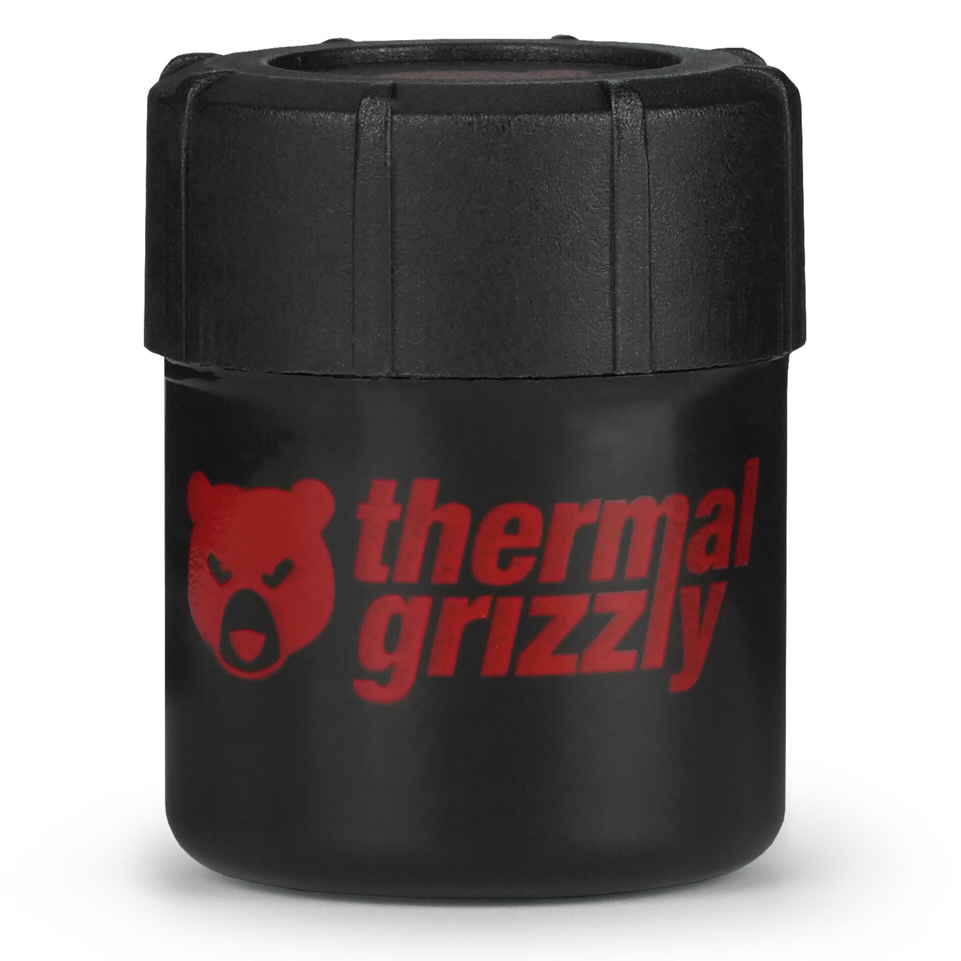 Thermoflasche, Isoliert, Schwarz, Rotes Logo, Kompakt