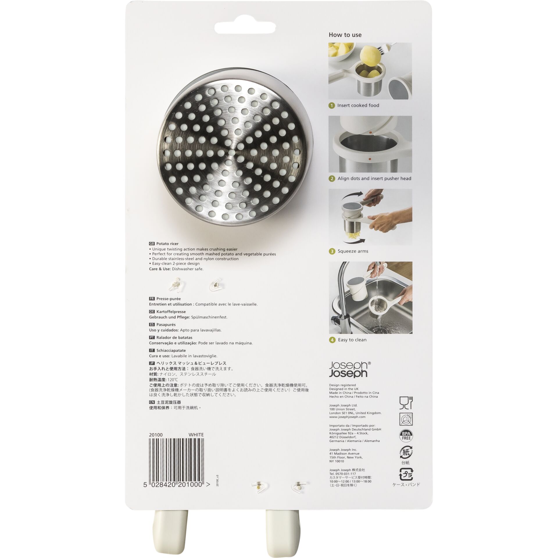 Drinnen, Abtropfen lassen