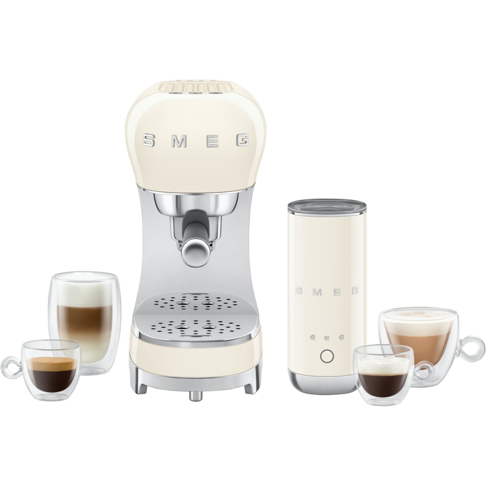 Espresso machine, Kaffeemaschine, Smeg, Milky cream, Kapselmaschine