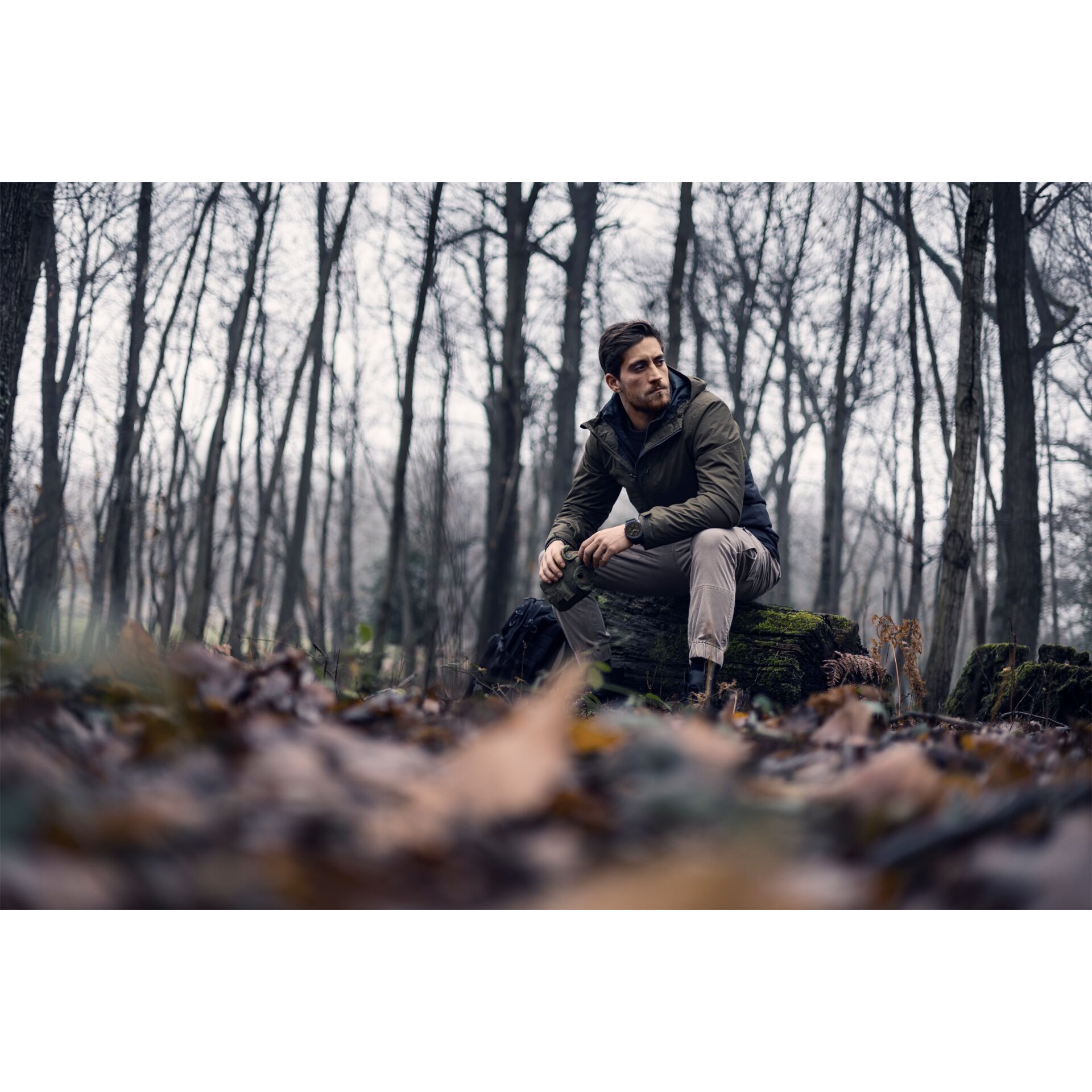 Person, Sitzen, Fotografieren, Vegetation, Mann