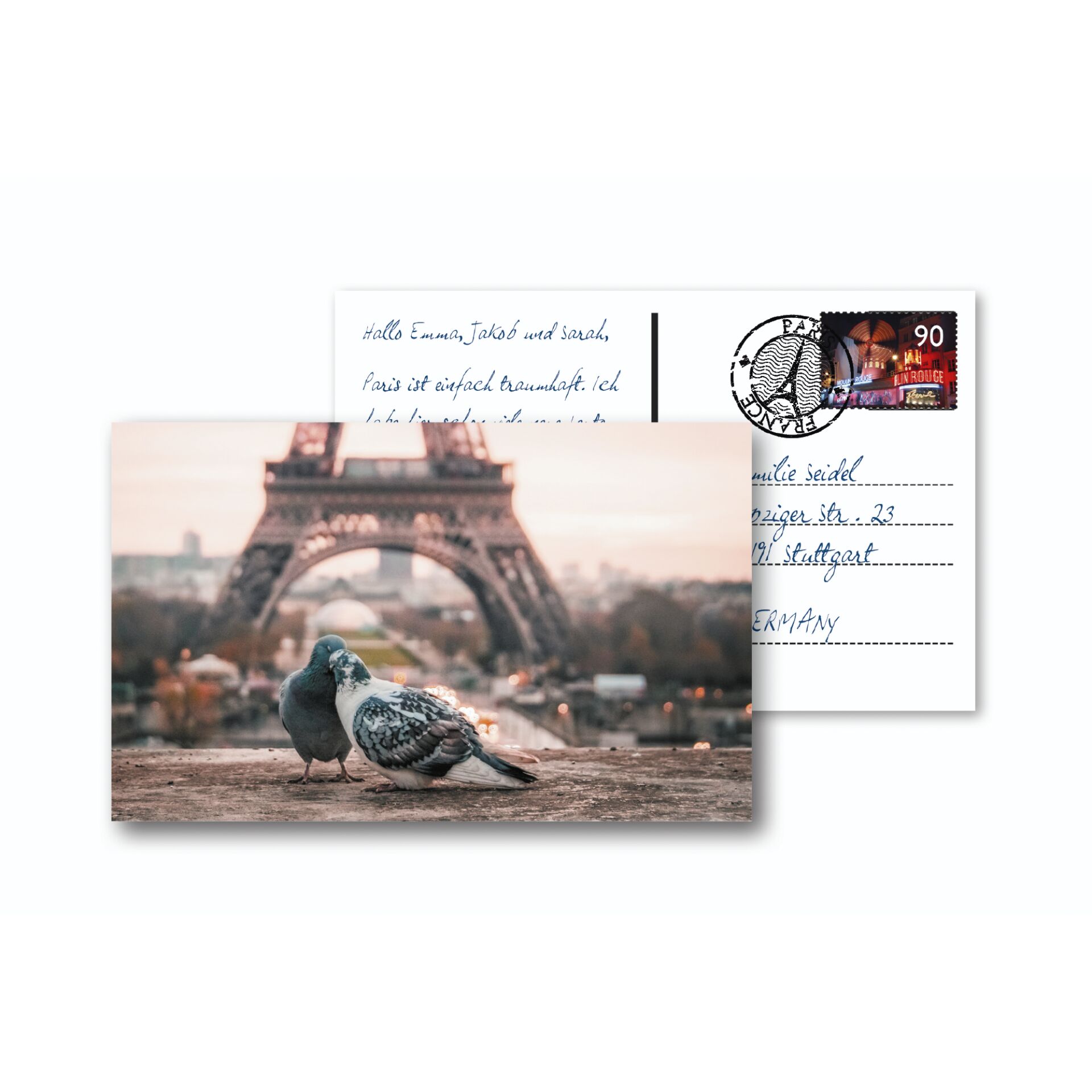 Tier, Vogel, Werbung, Briefumschlag, Post