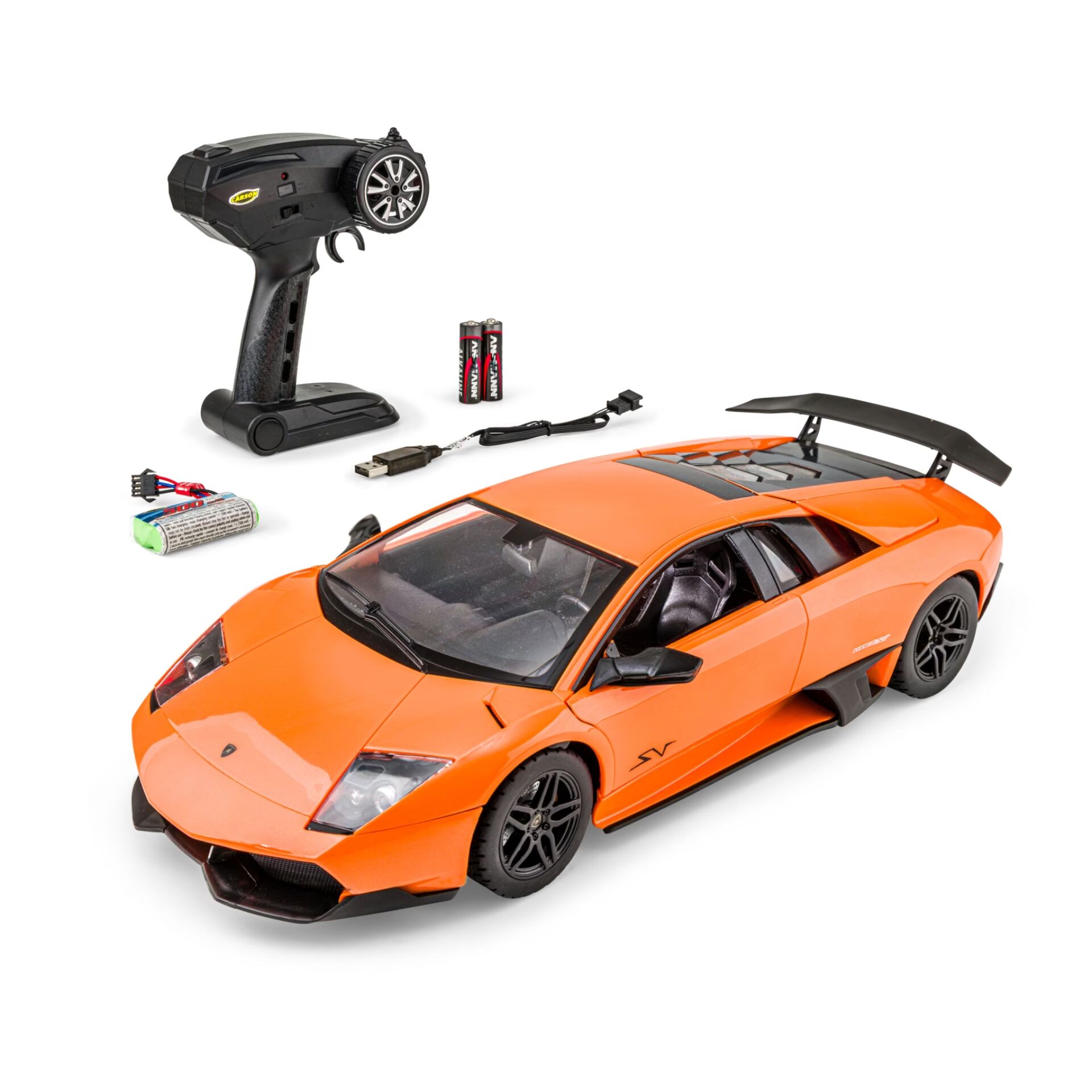 Fernbedienungsauto, RC Auto, Elektronisches Spielzeug, Gummireifen, Lamborghin-Optik