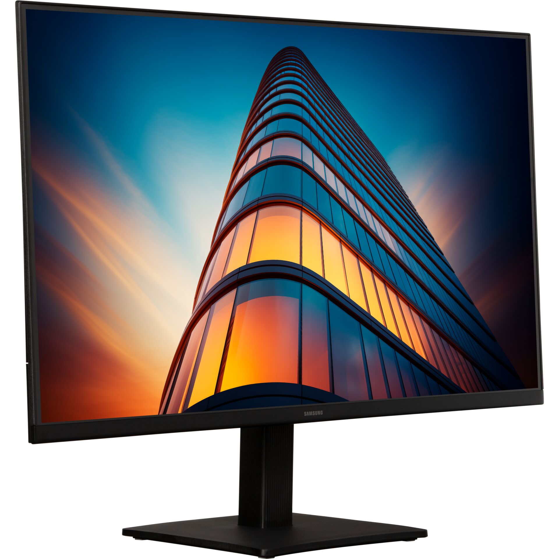 monitor, LED, Schwarz, Stativ, Display
