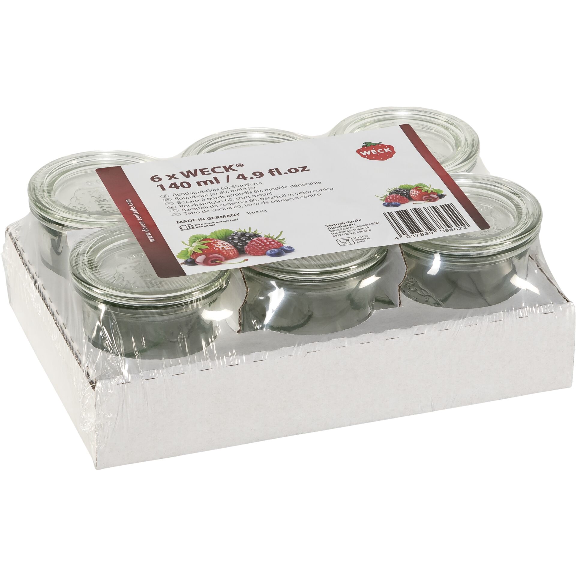 Glasdose, Marmeladenglas, Doppelstapel, Weck-Gläser, Vorratsglas