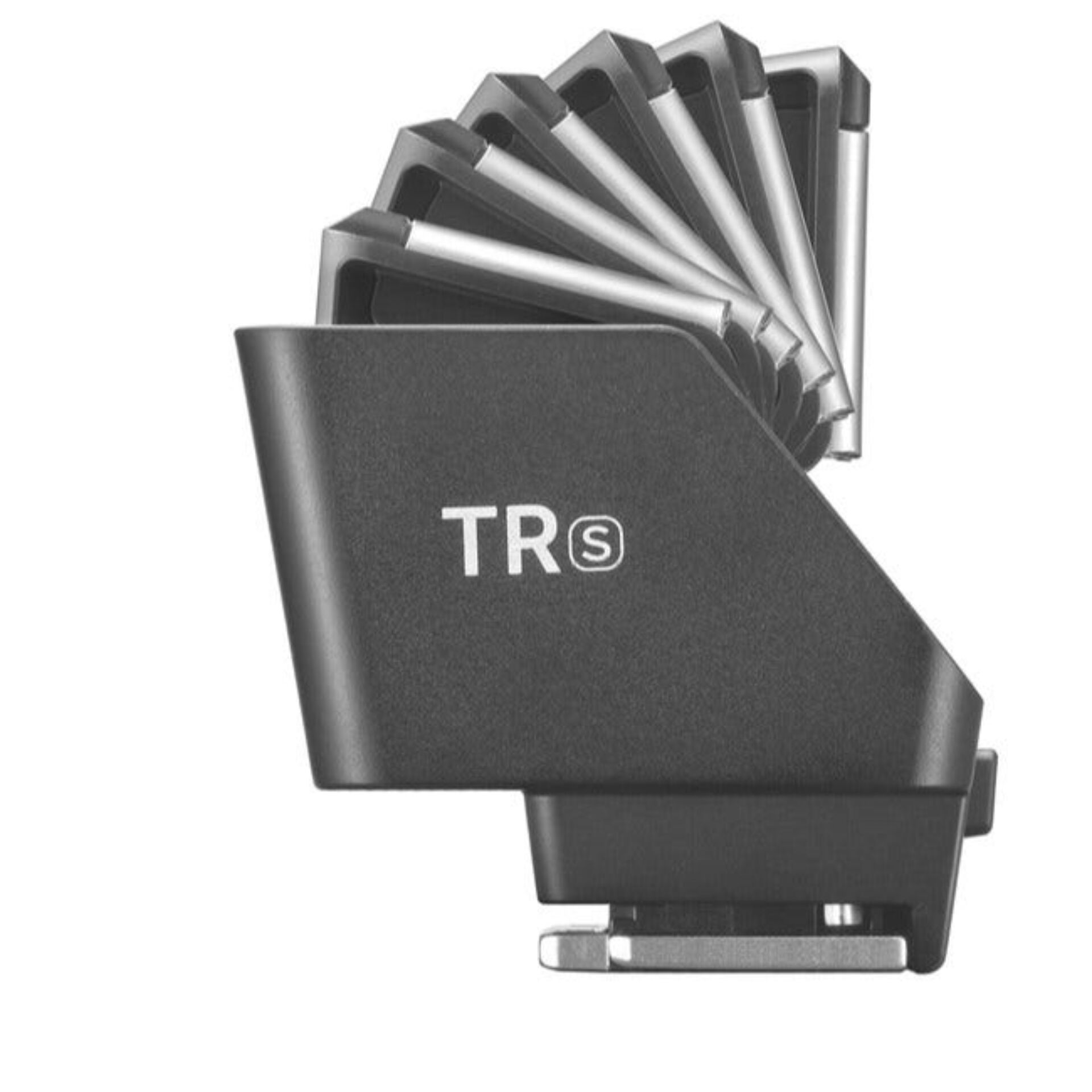 Multitool, Faltbares Werkzeug, Klappwerkzeug, Kartenwerkzeug, TRS-Logo