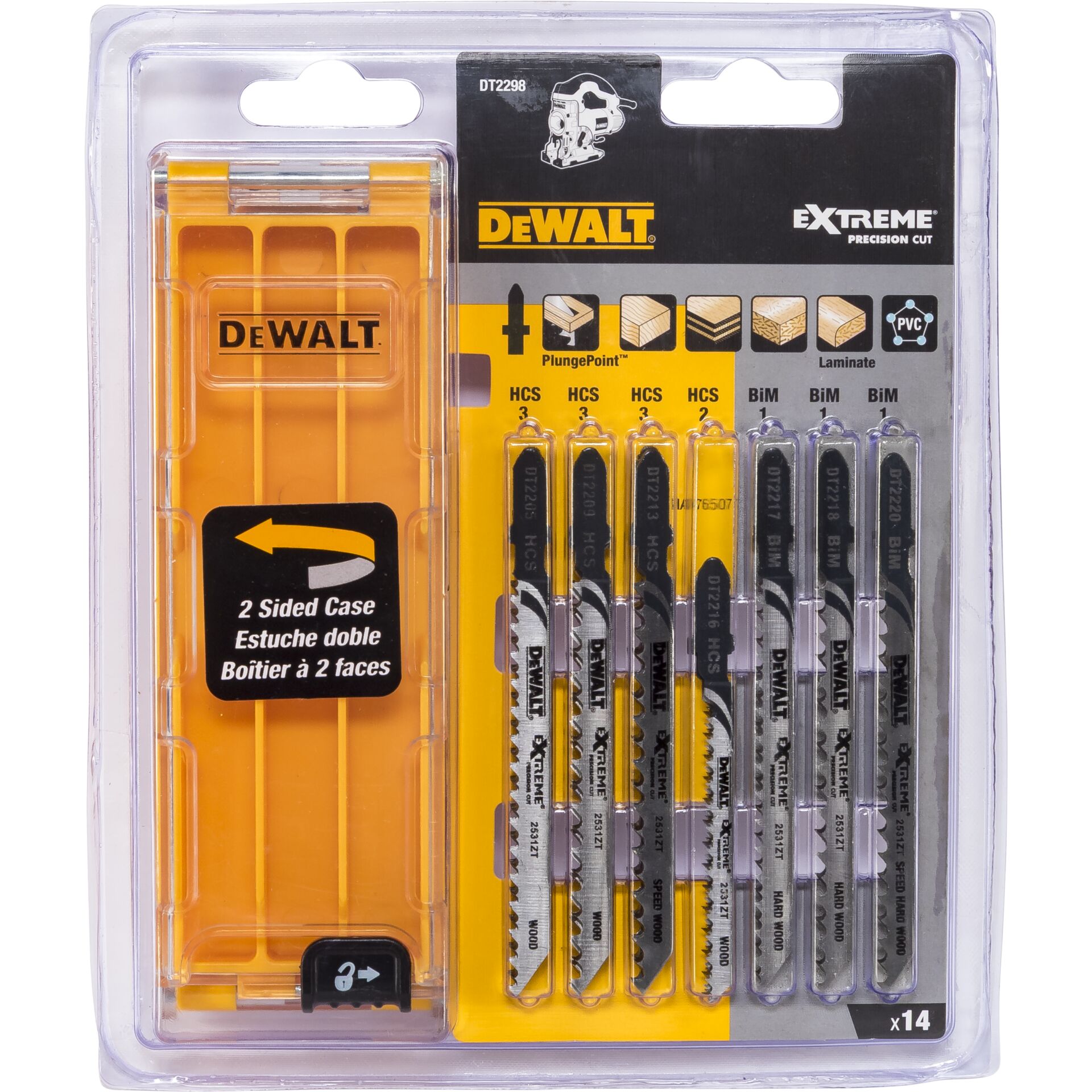DeWalt DT2298-QZ  Stichsägeblatt-Set 14-tlg.