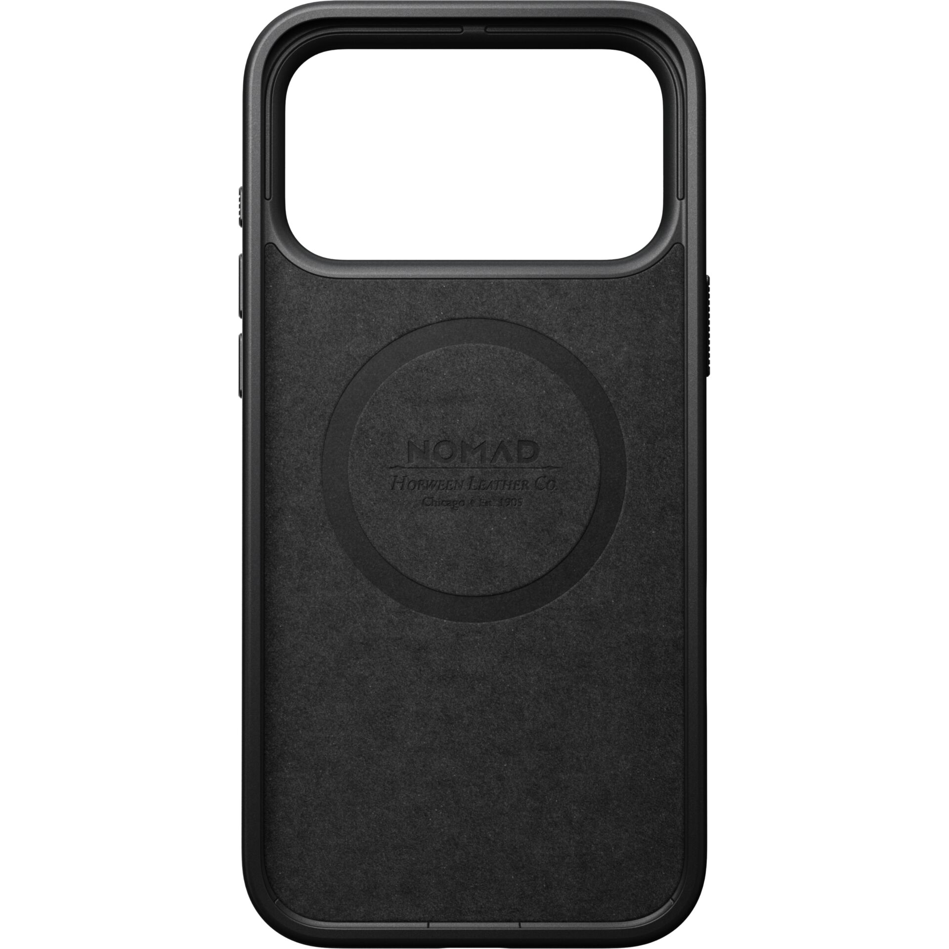 Telefonhülle, magnetische Brieftasche, Kartenhalter, schwarz, Leder nomad