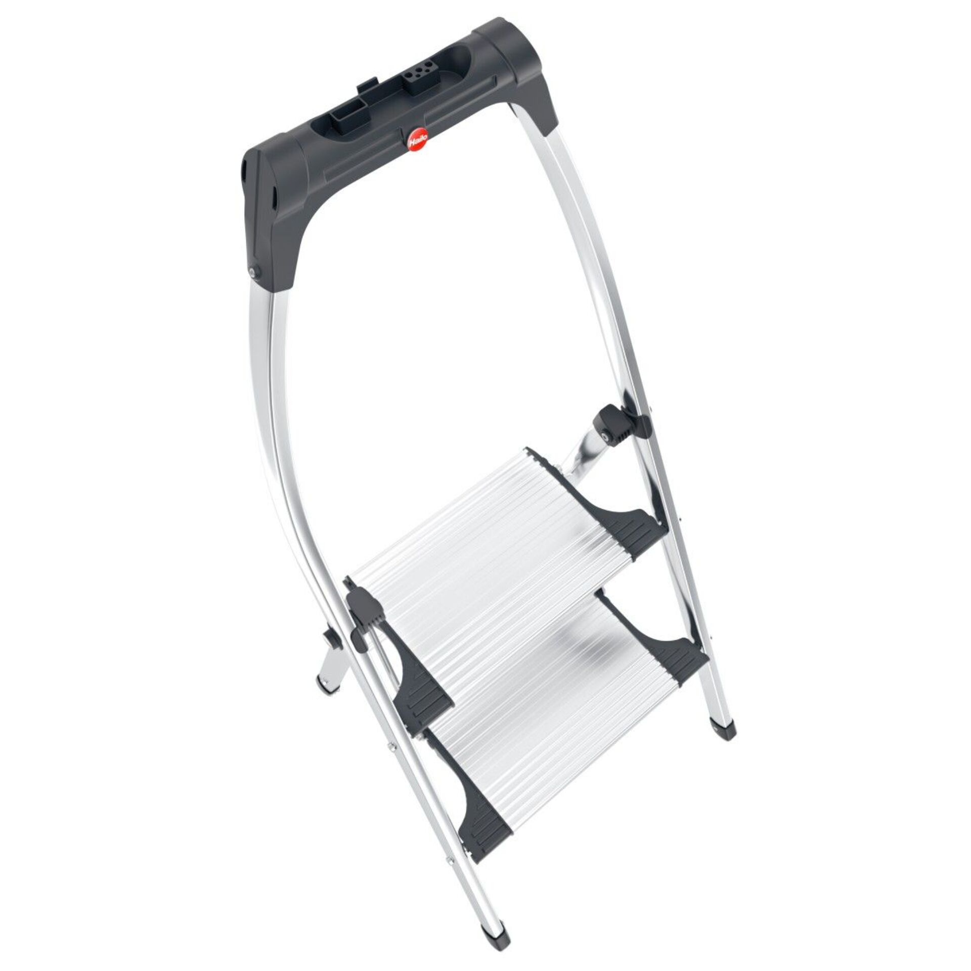 Leiterheber, Trittleiter, Aluminium, faltbar, Sprossenträger