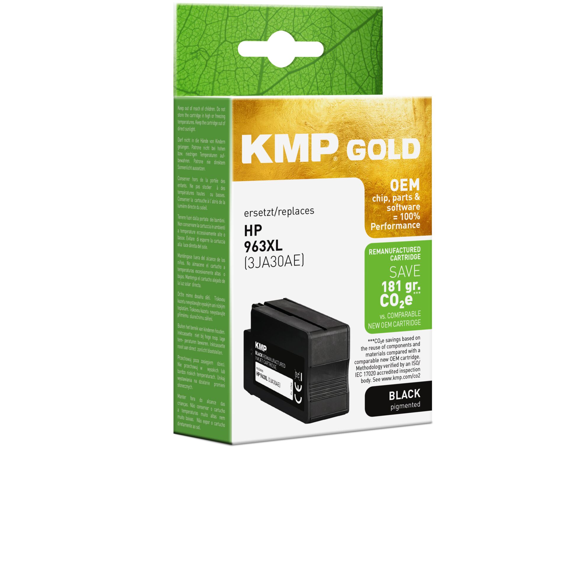 Werbung, Plakat, Tintenpatrone, HP 963XL, Schwarz, KMP Gold, OEM