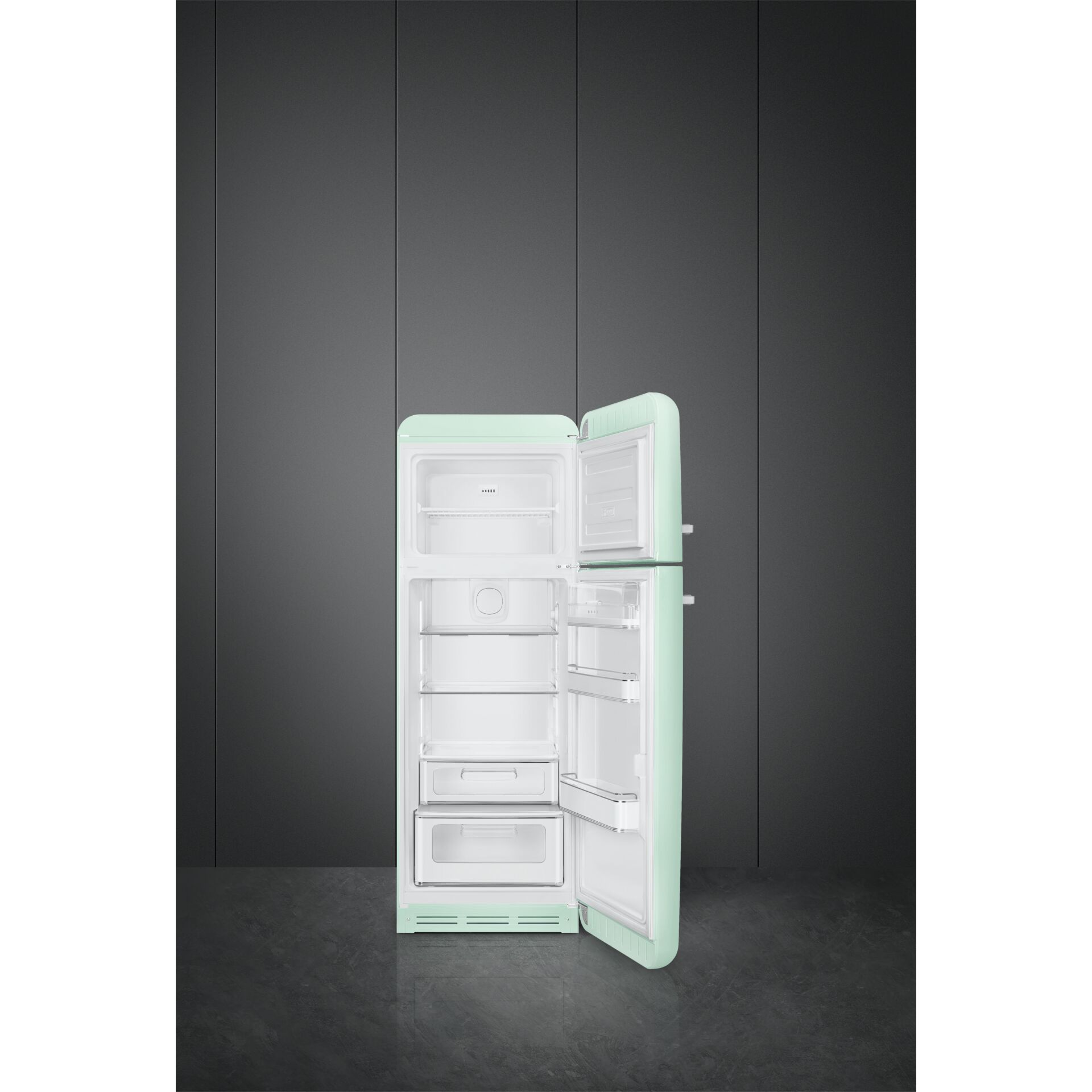 Kühlschrank, Standgerät, Mintgrün, Einbauküche, Einzelfläche