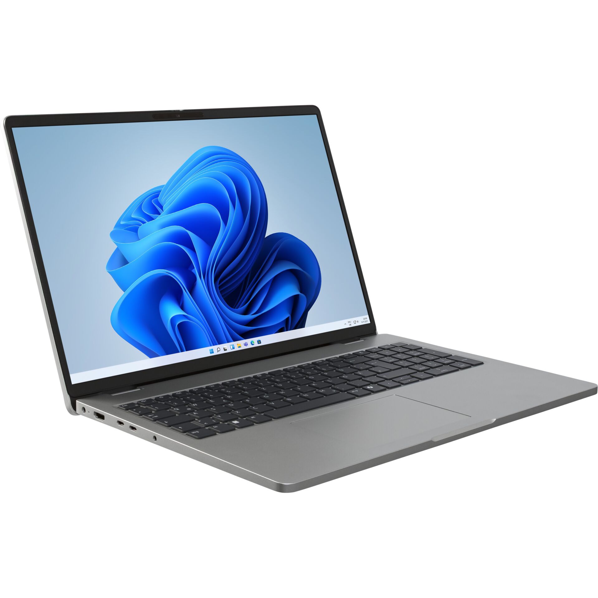 Laptop, Silber, Tastatur, HD-Display, Portabilität