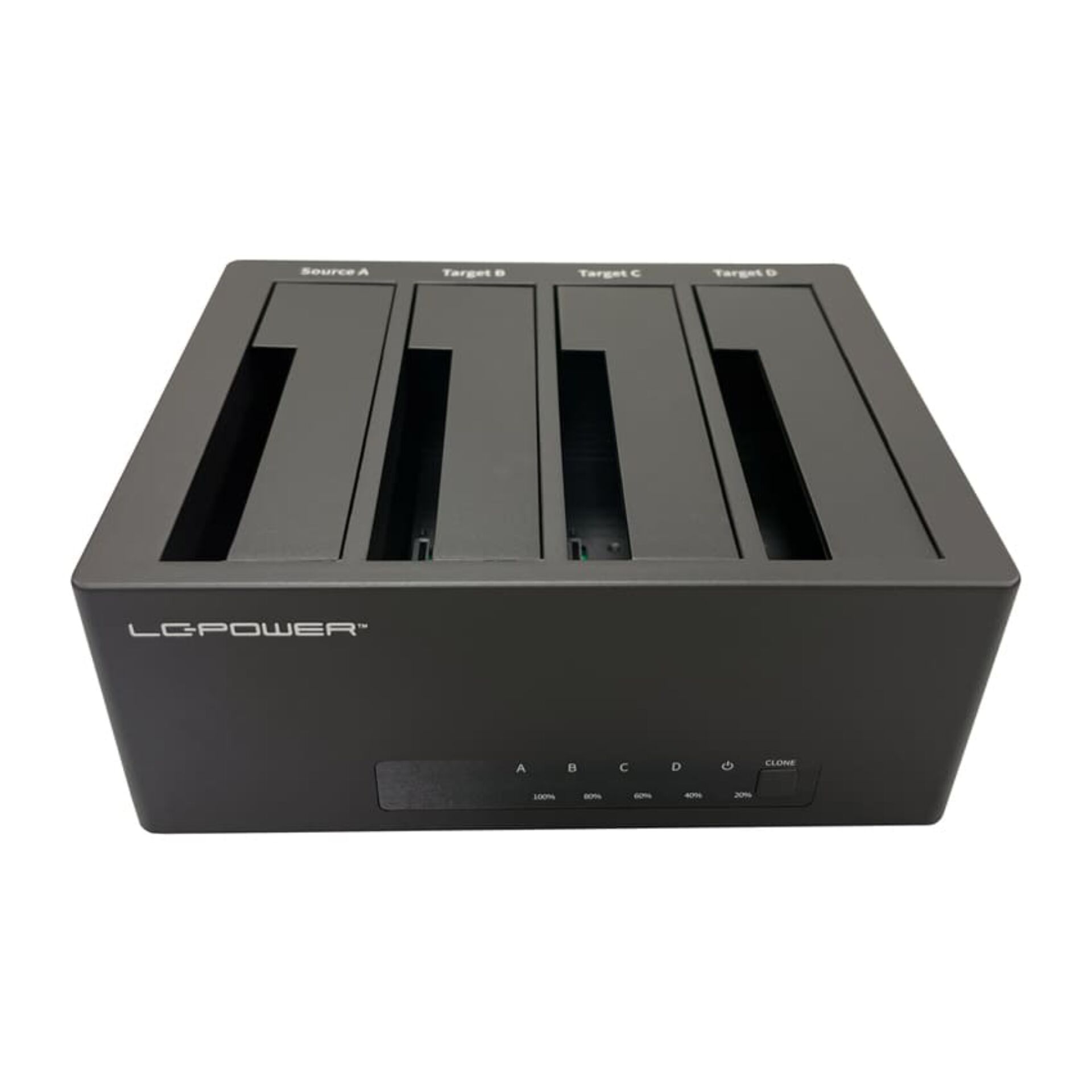 4-Bay, Laufwerk Dock, 4 Steckplätze, USB Dock, LC Power