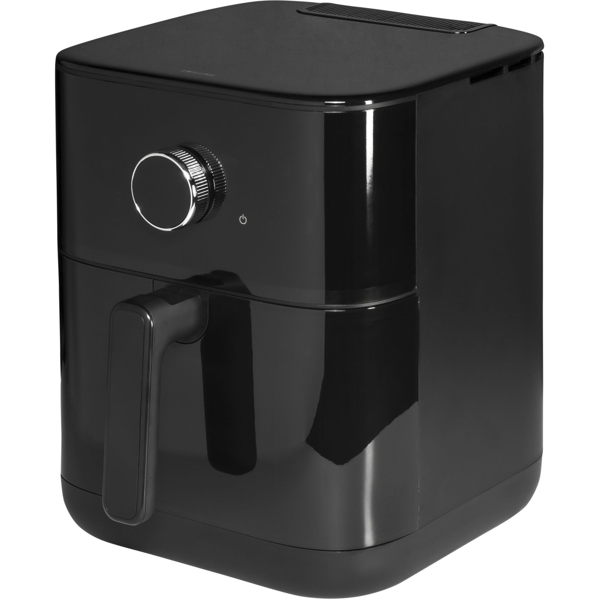 Luftfritteuse, Fritteuse, Schwarz, Knopf, Tempokeinheit