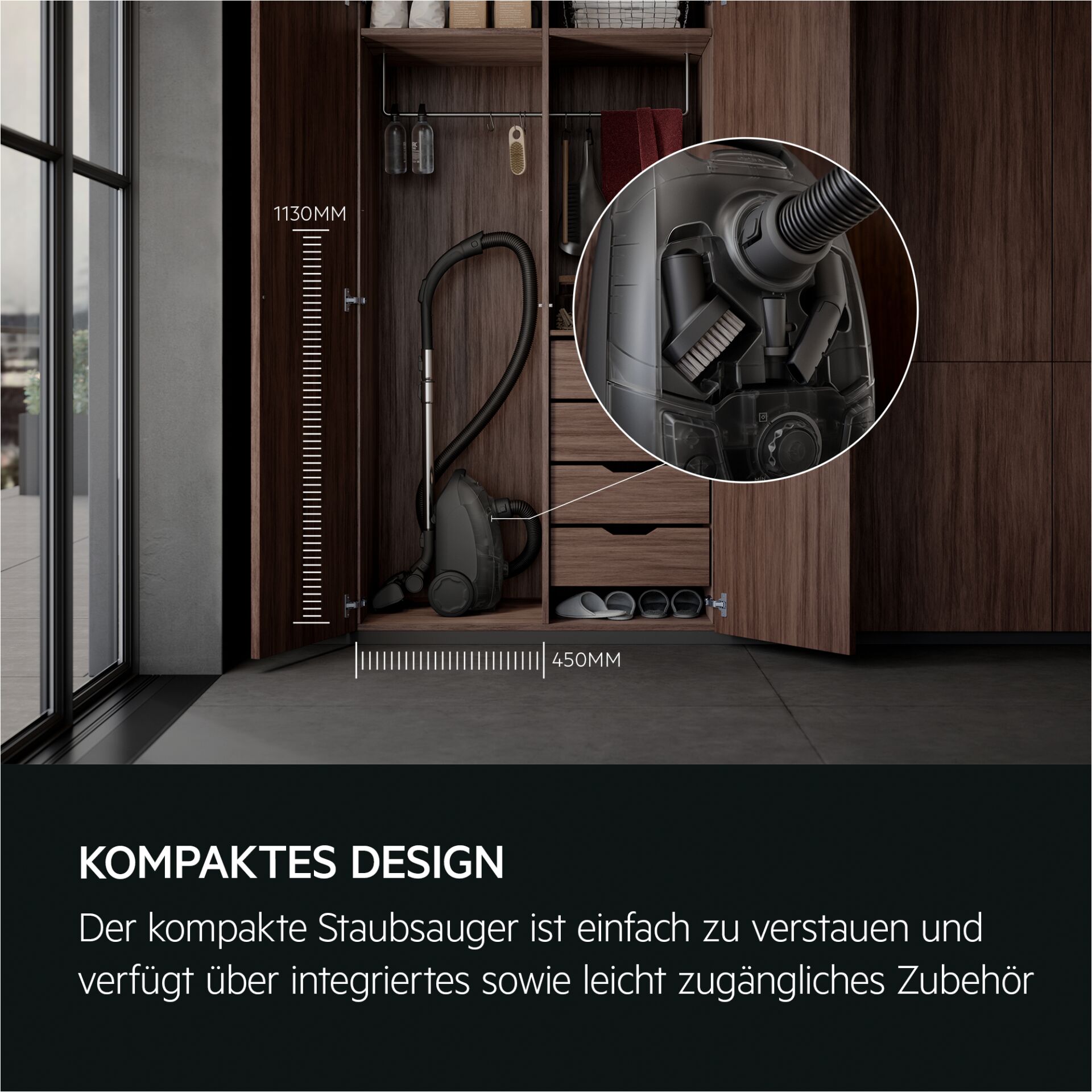 Drinnen, Innenarchitektur