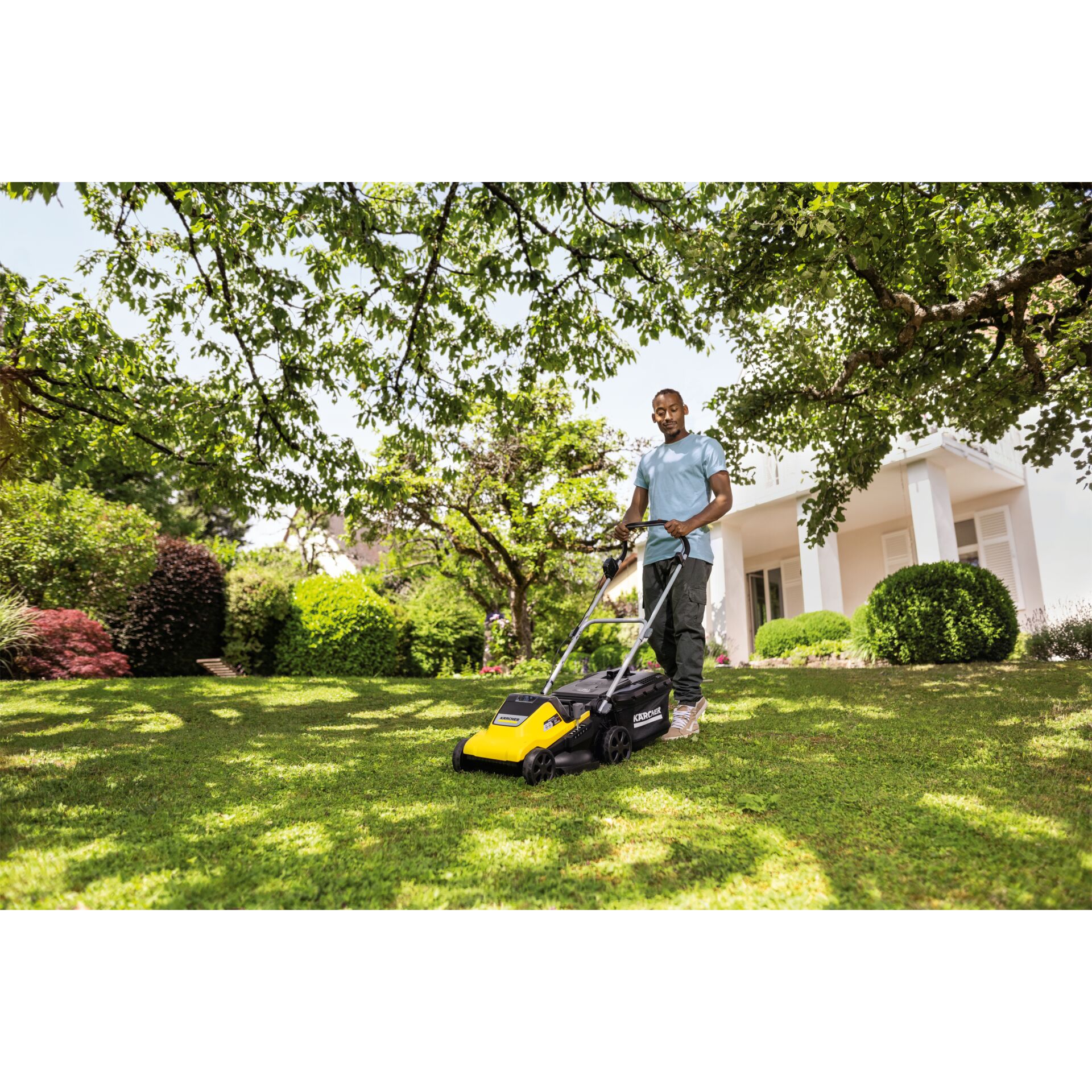 Gras, Rasen, Gerät, Rasenmäher, Rasen mähen