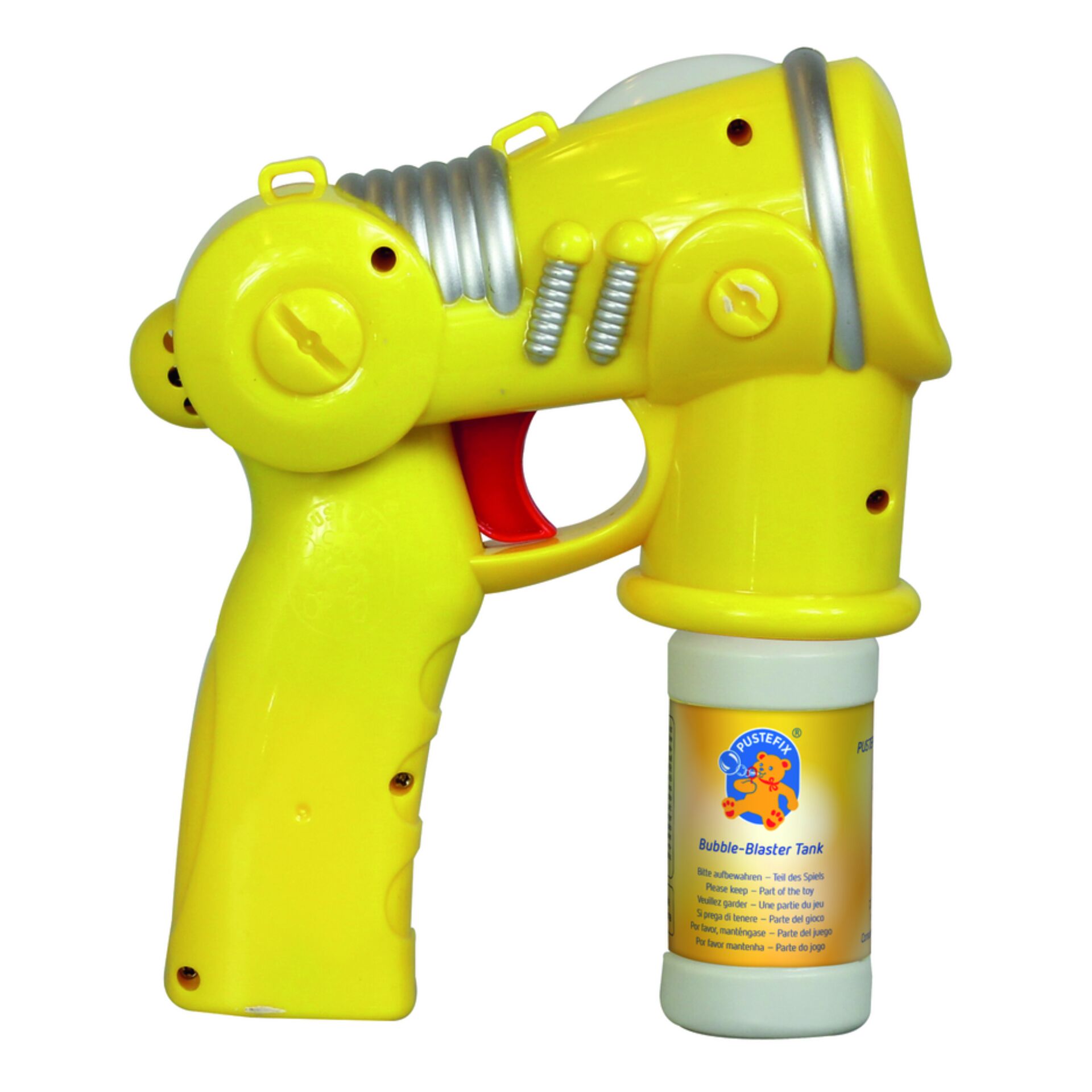 Bubble-Blaster, Wasserpistole, Spielzeugpistole, Gelb, Zubehörtank