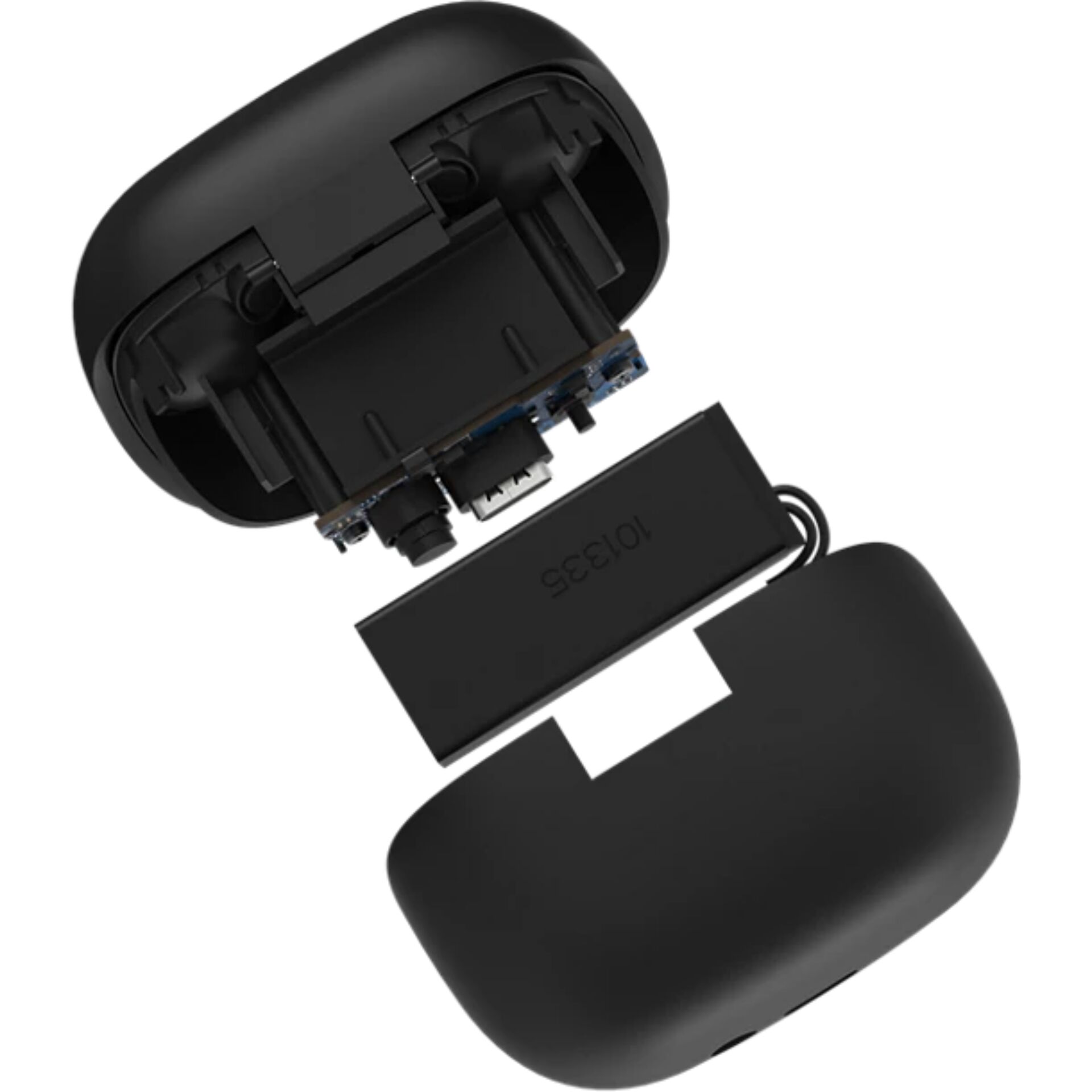 Kopfhörer, Schwarz, Bluetooth-Adapter, Kompakt, Gehäuse