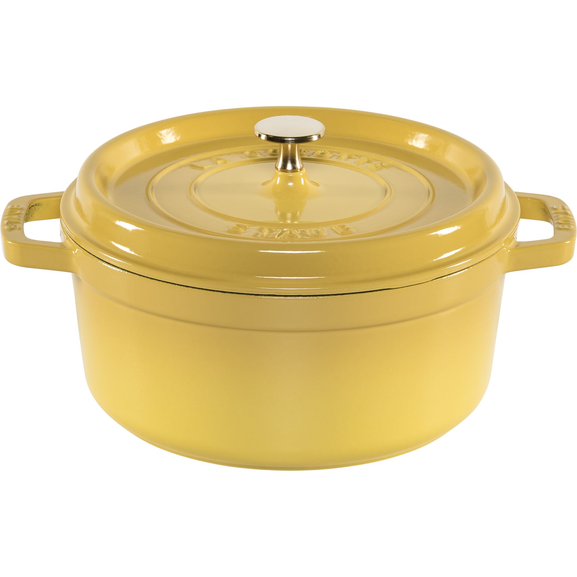 Staub La Cocotte 24cm rund,  citron, Gusseisen