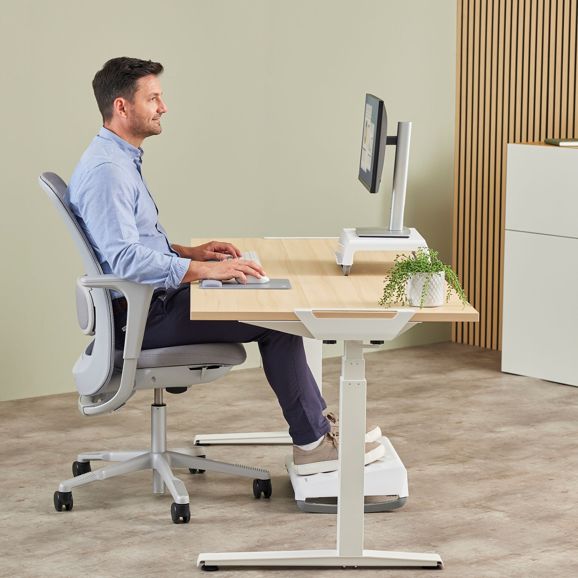 Moebel, Tabelle, Schreibtisch, Mann, Person