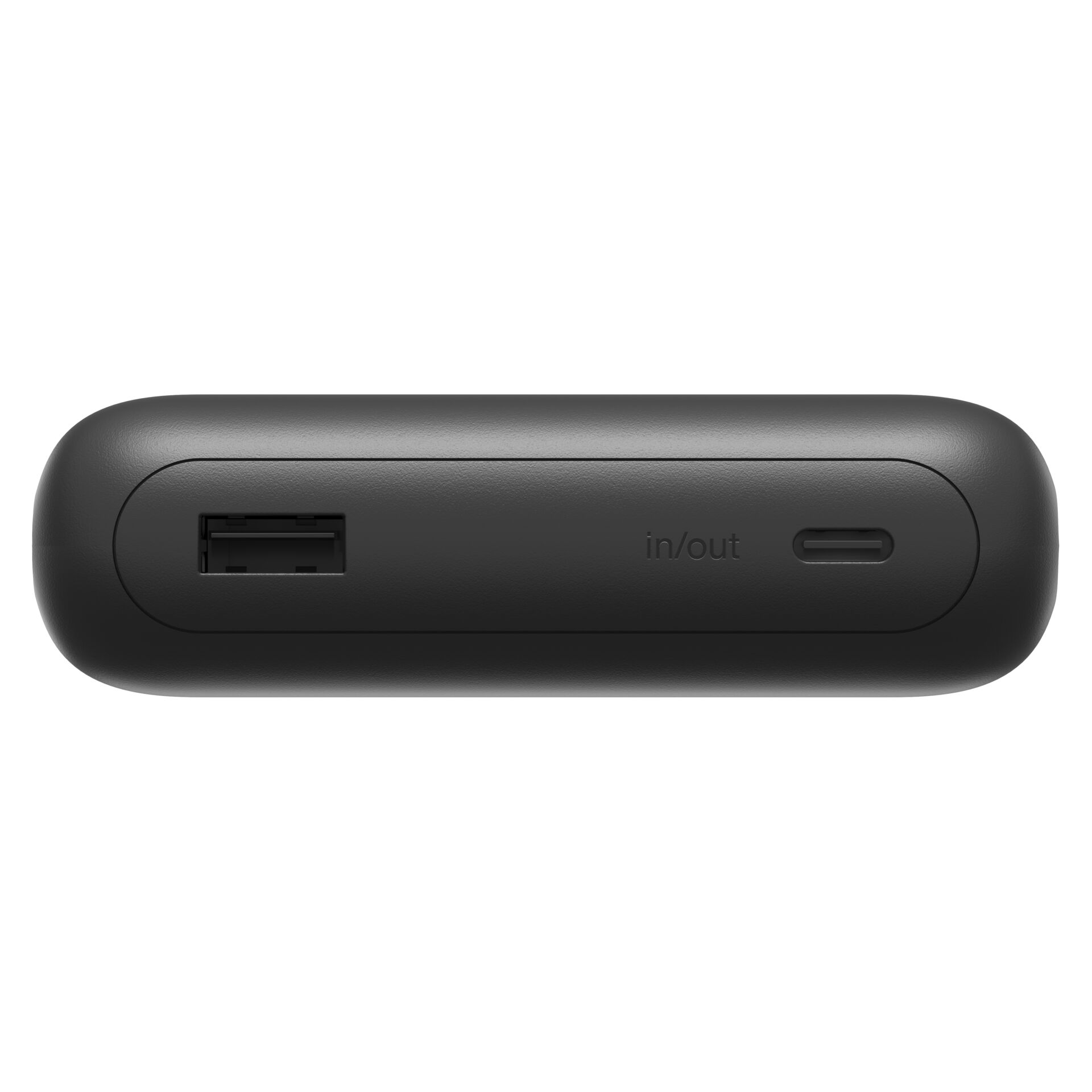 USB-A Port, USB-C Port, Adapter, Schwarz, Gerät Oberseite