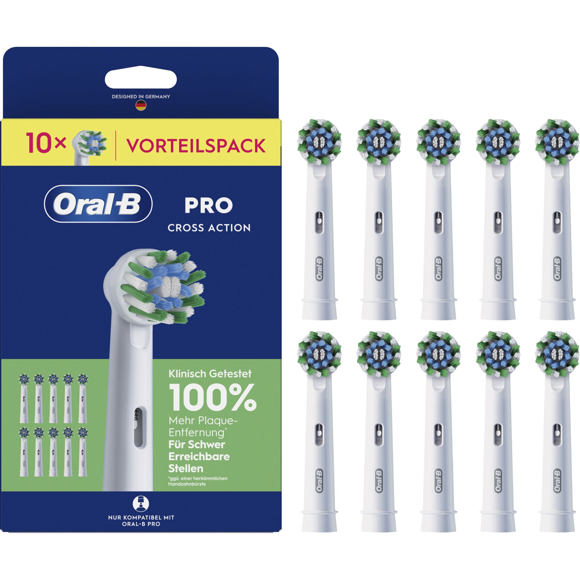Oral-B Aufsteckbürsten  Pro CrossAction 10er