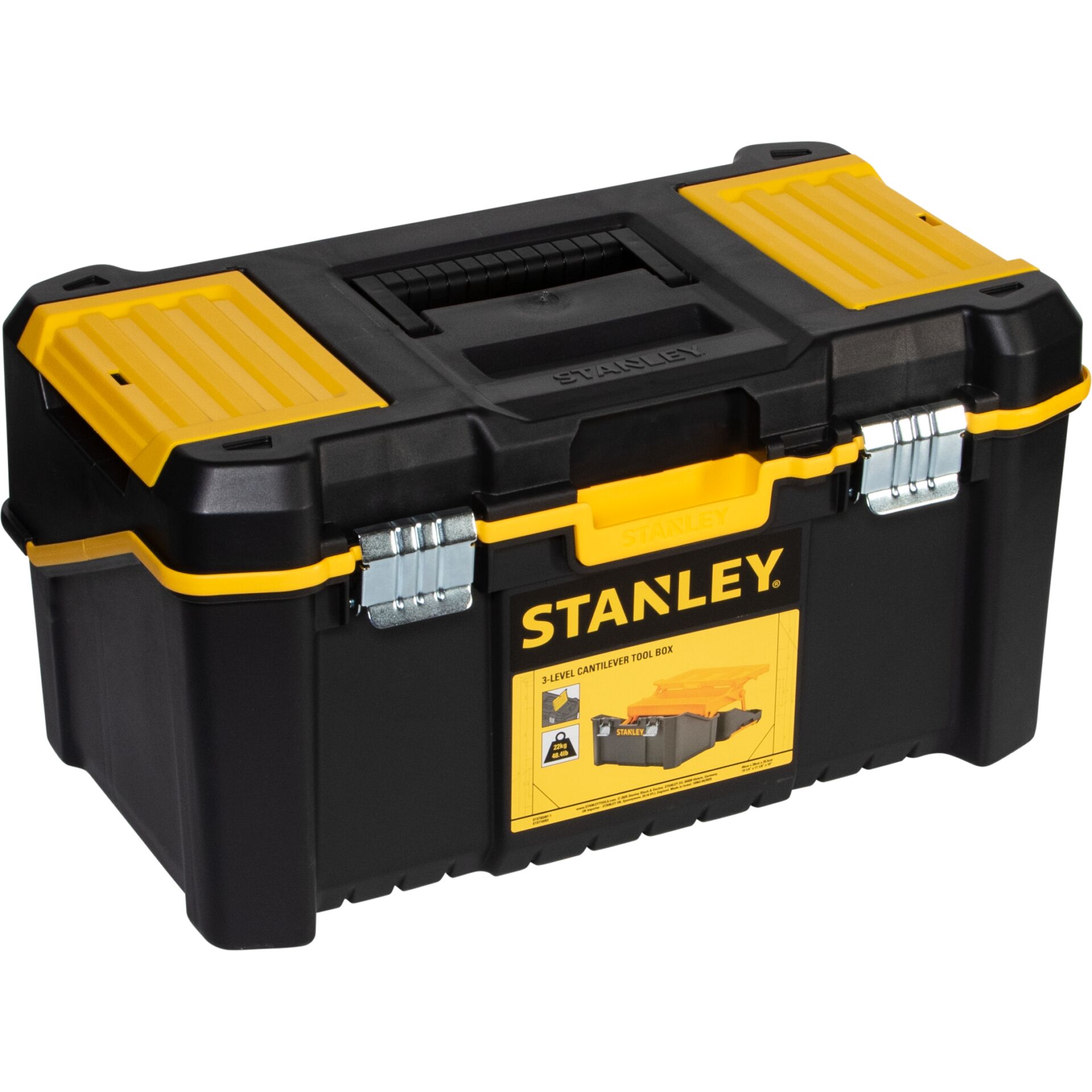 Werkzeugkoffer, Toolbox, Aufbewahrungskoffer, Koffer, Stanley-Design
