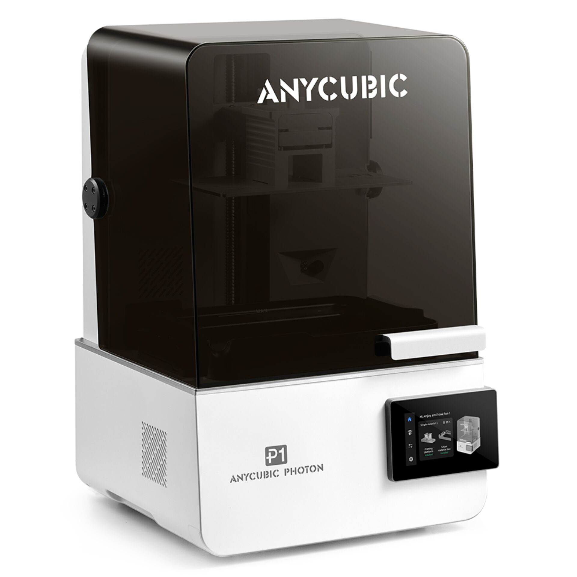 3D-Drucker, Desktop-Drucker, Filament-Drucker, Kunststoffgehäuse, Touchscreen
