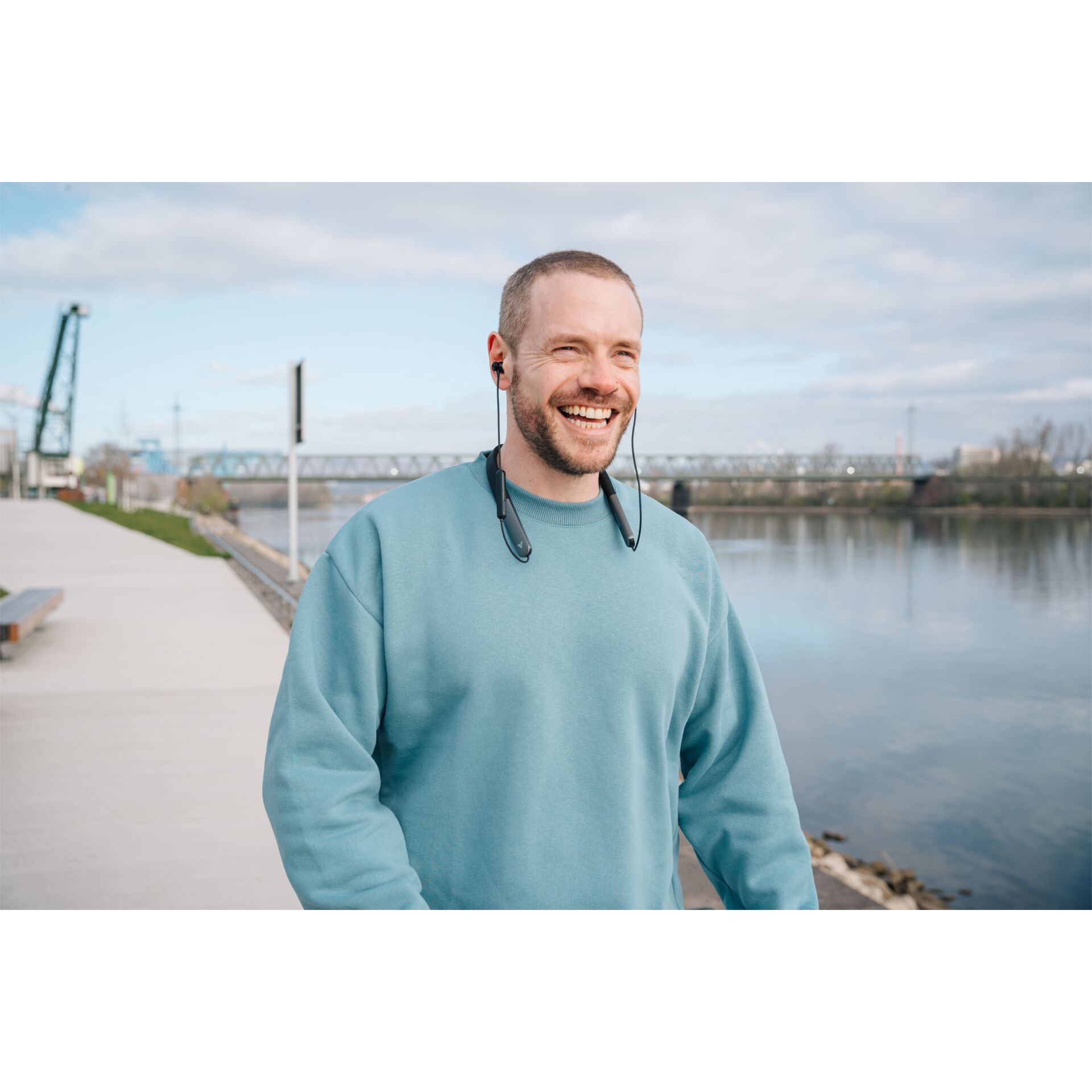 Kopfhörer, Ohrhörer, Bluetooth, Hoodie, Outdoor
