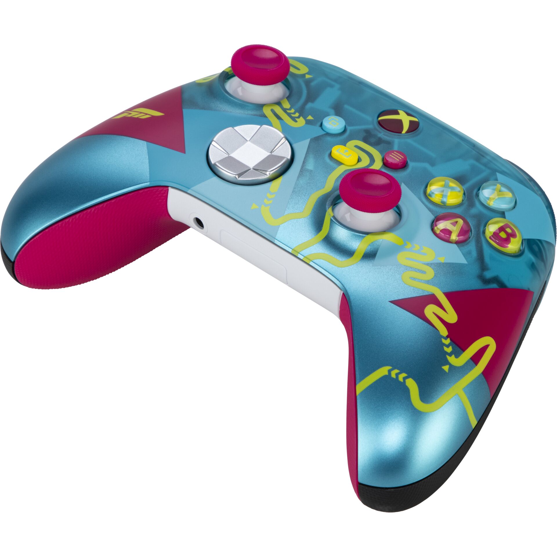Controller, Gamepad, Blau, Pink, Tasten