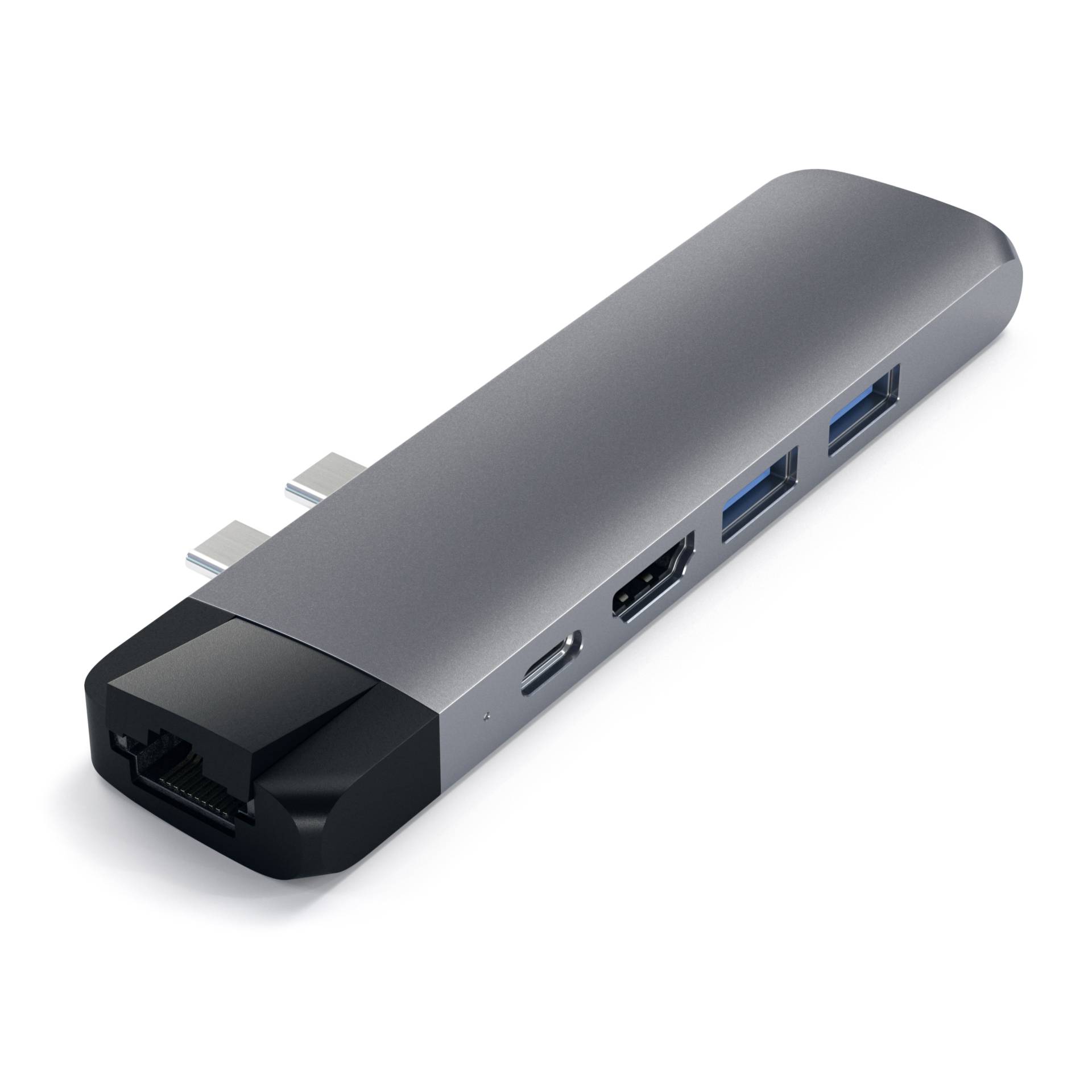 Satechi Type-C Pro Hub 4K HDMI with Ethernet space gray Elektronik, Hardware, Adapter