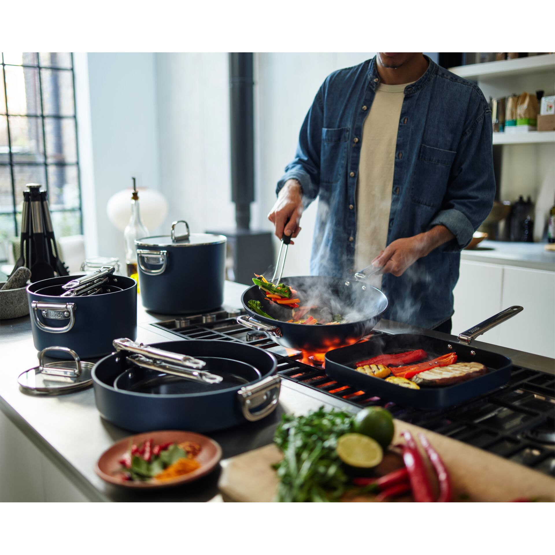 Kochgeschirr, Kochpfanne, Kochen, Essen, Essen umrühren