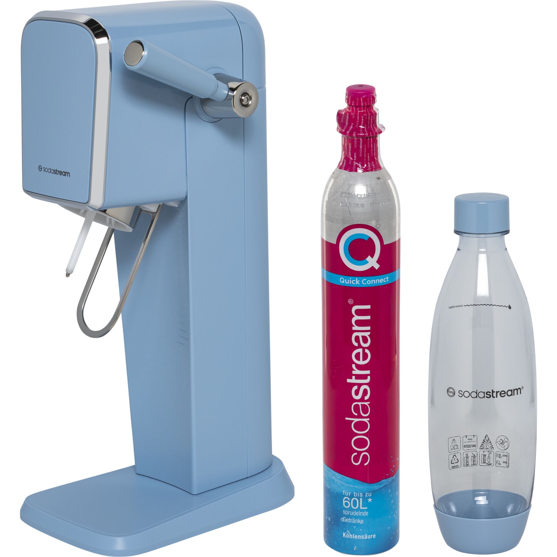 SodaStream Art Pastellblau Flasche, Wasserflasche