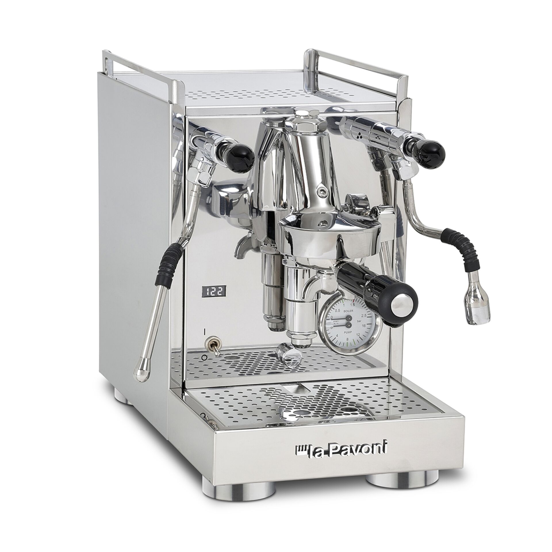 La Pavoni Mini Cellini X  Hochglanz-Edelstahlgehäuse