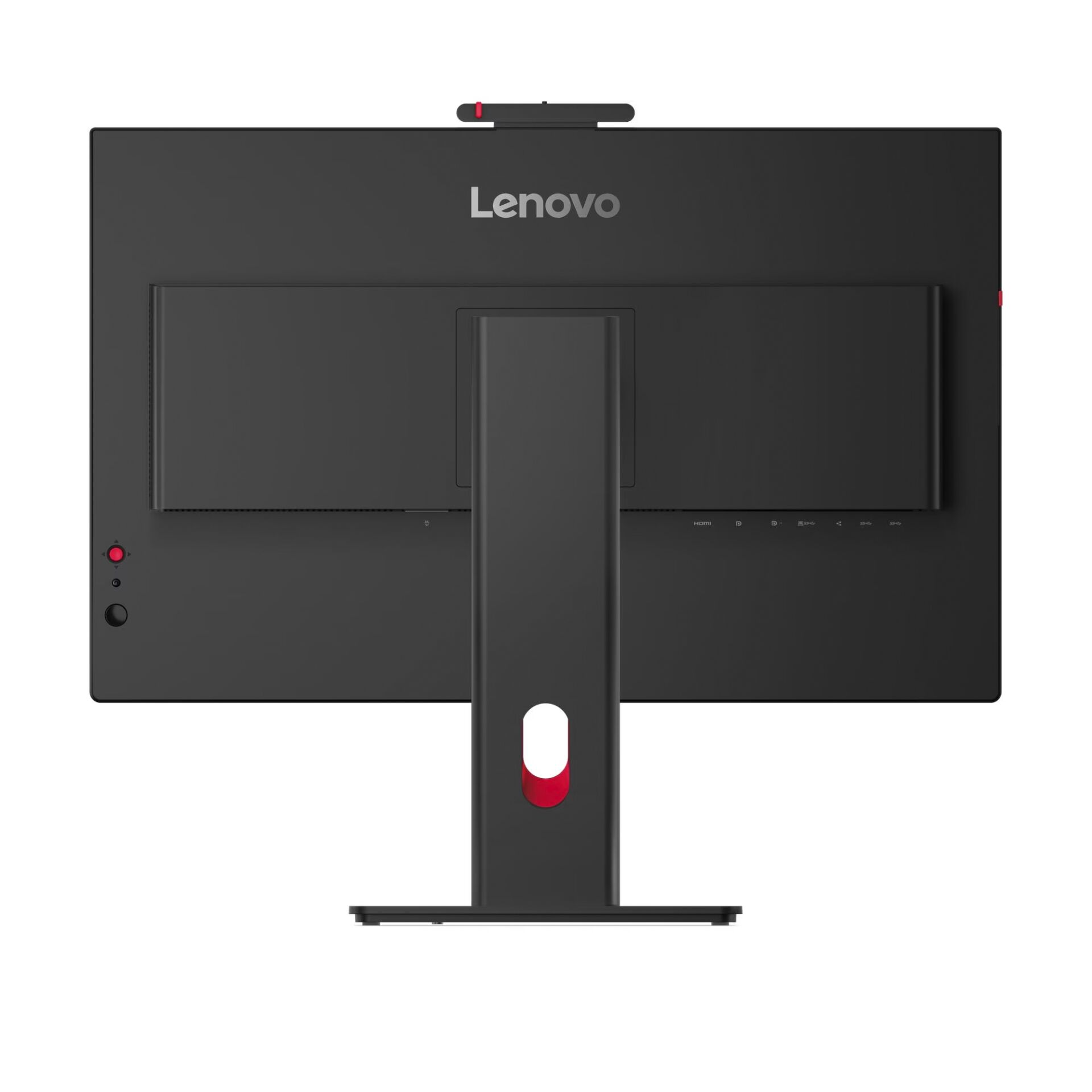 Monitor, LCD, Lenovo, Schirmständer, Rückseite Anschlüsse