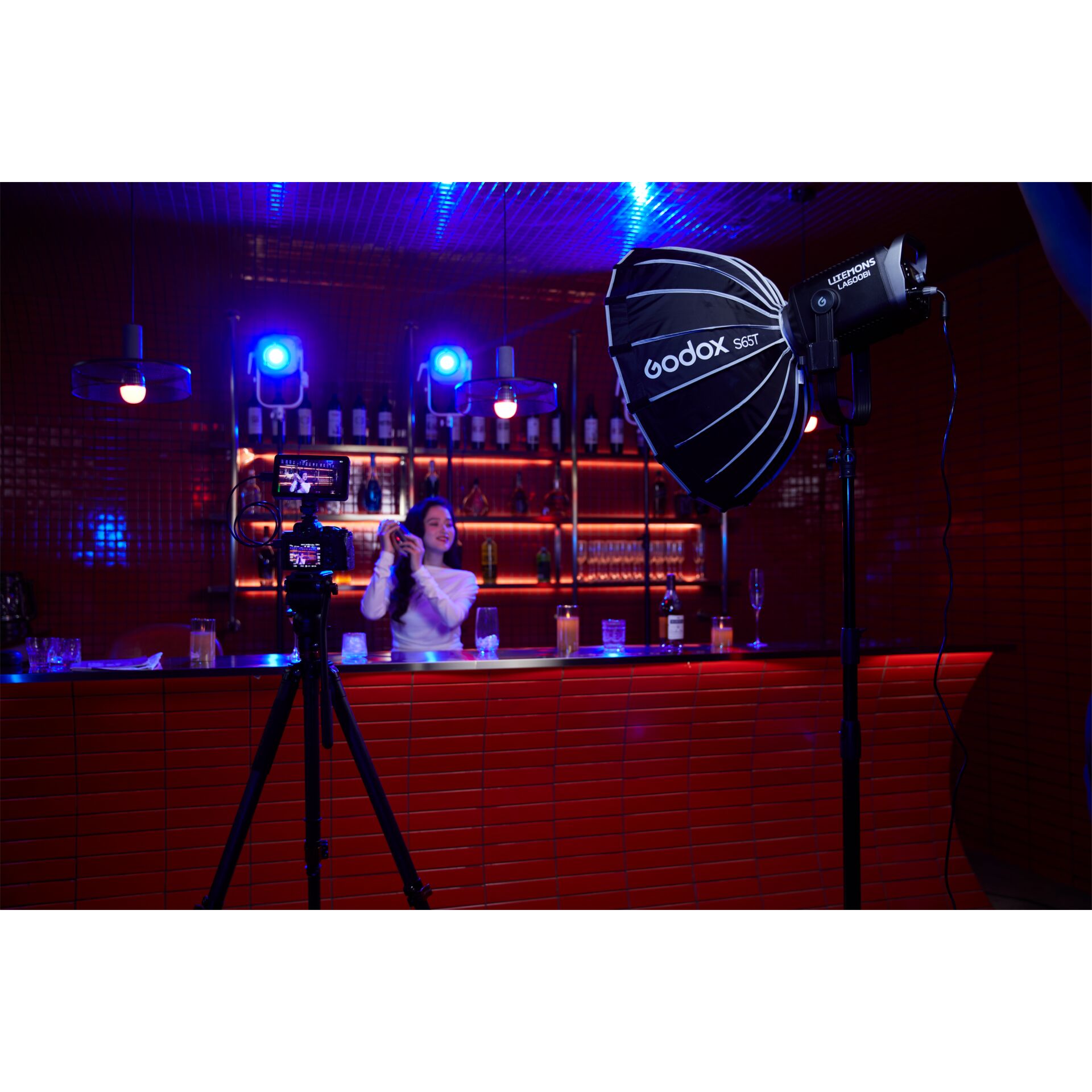 Beleuchtung, mikrofon, Erwachsener, Person, Frau