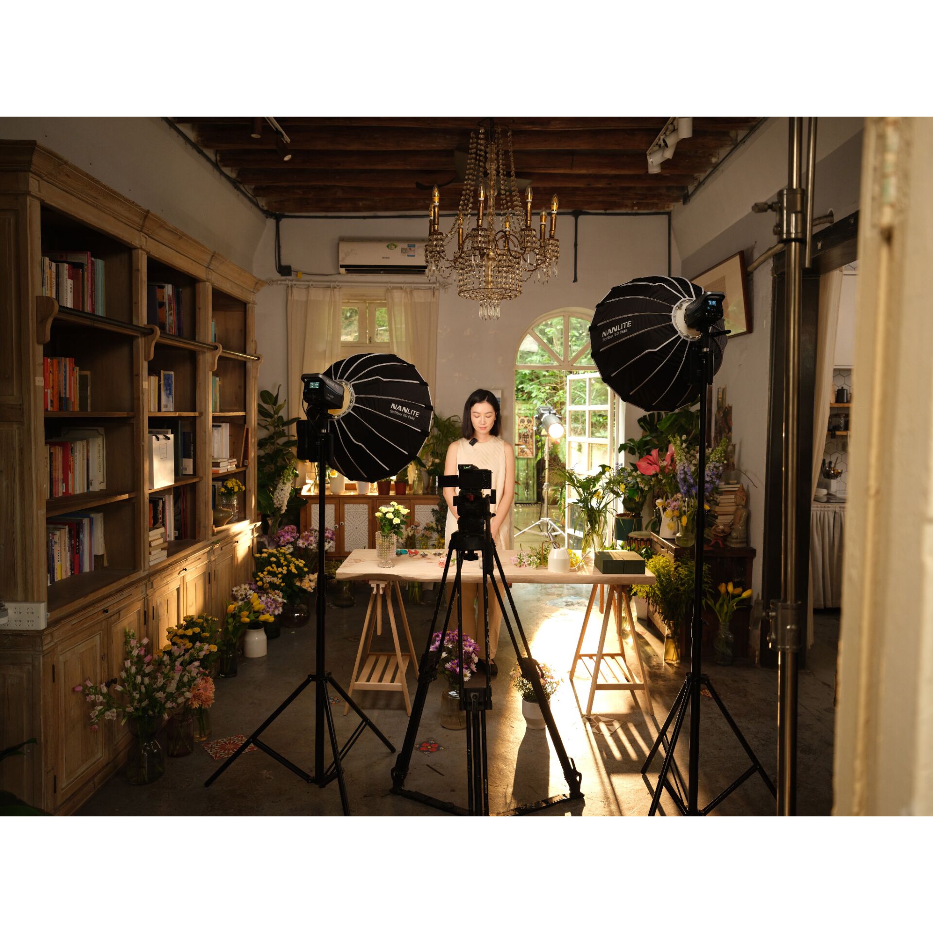 Stativ, Person, Photographie, Kronleuchter, Lampe